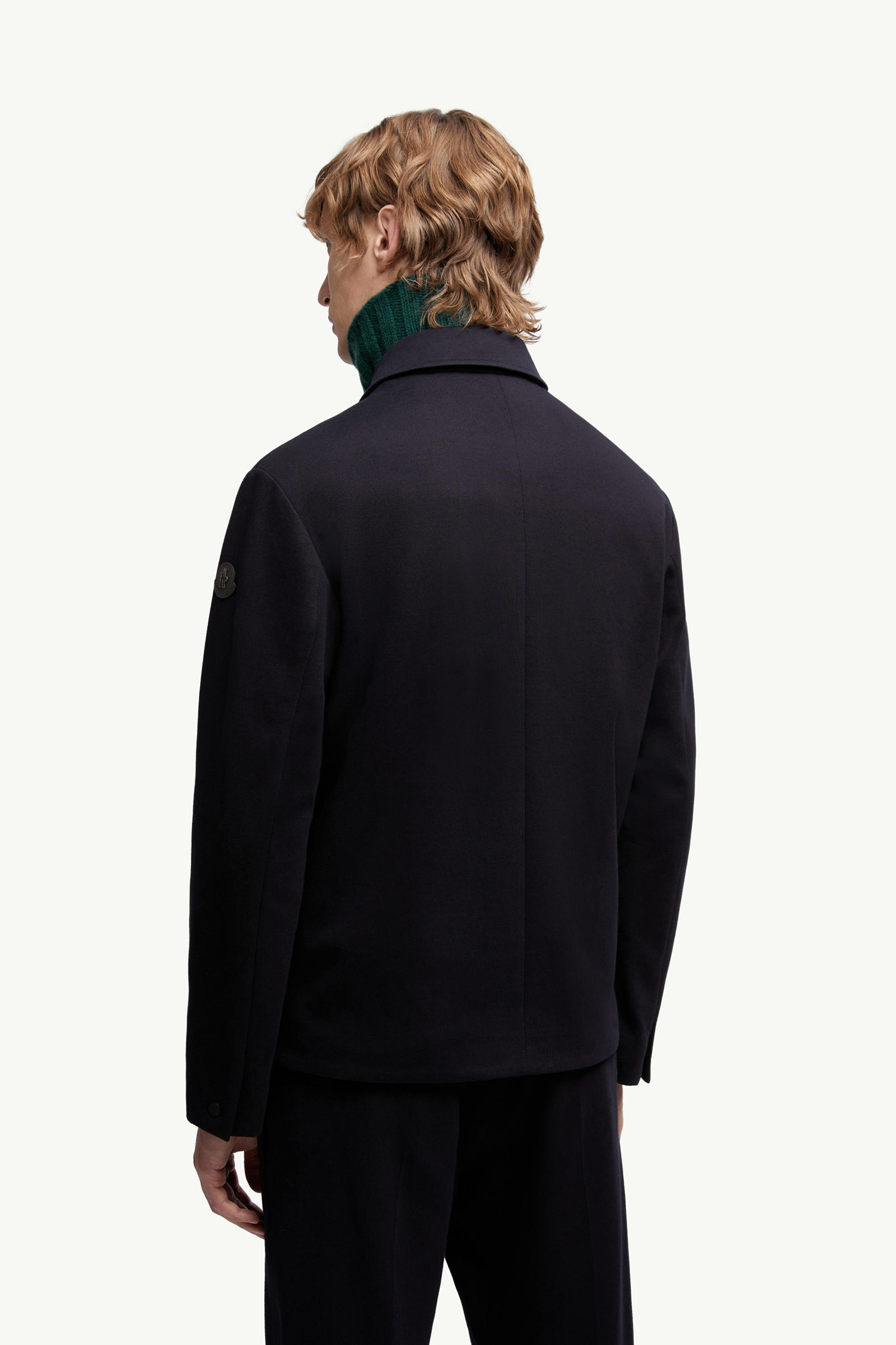 Cabalian Shirt Jacket Men Blue Moncler 4