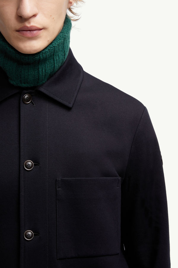 Cabalian Shirt Jacket Men Blue Moncler 5