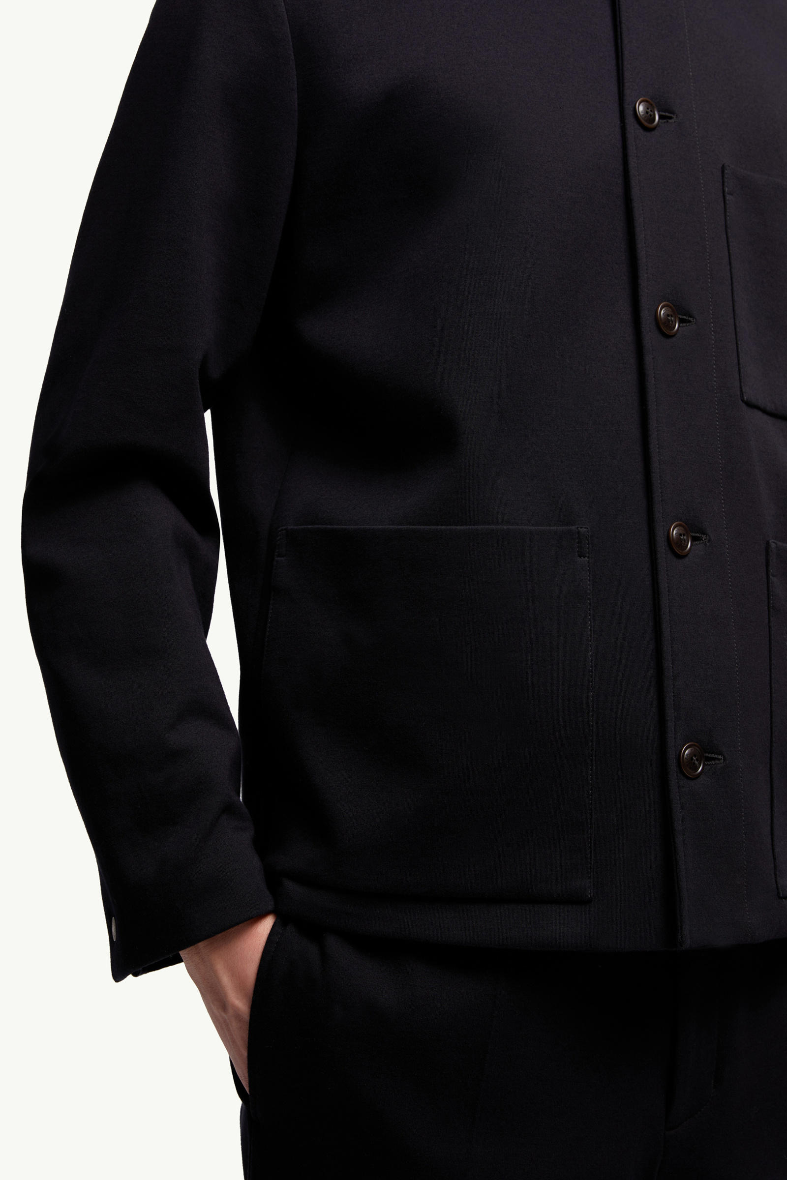 Cabalian Shirt Jacket Men Blue Moncler 5