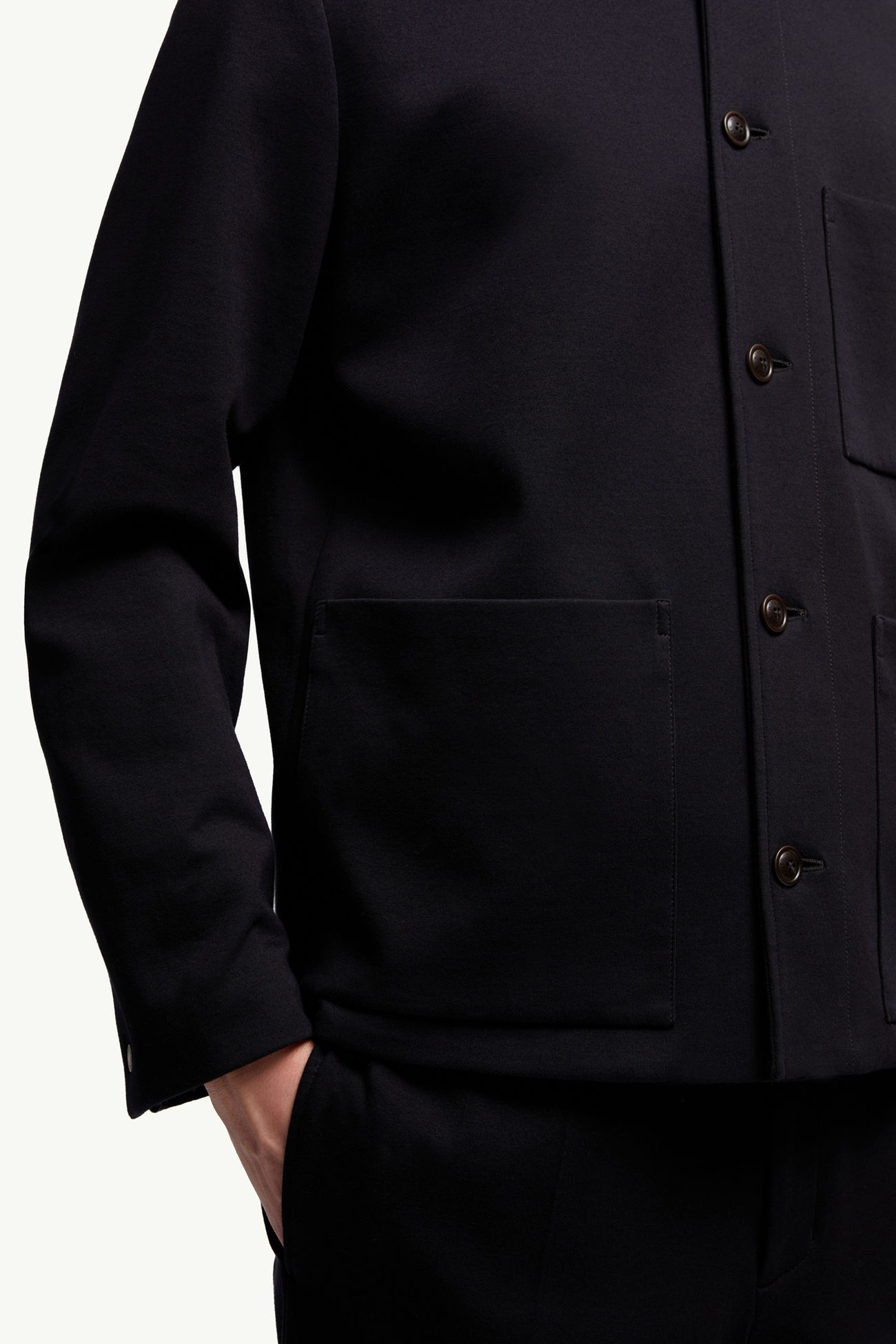 Cabalian Shirt Jacket Men Blue Moncler 6