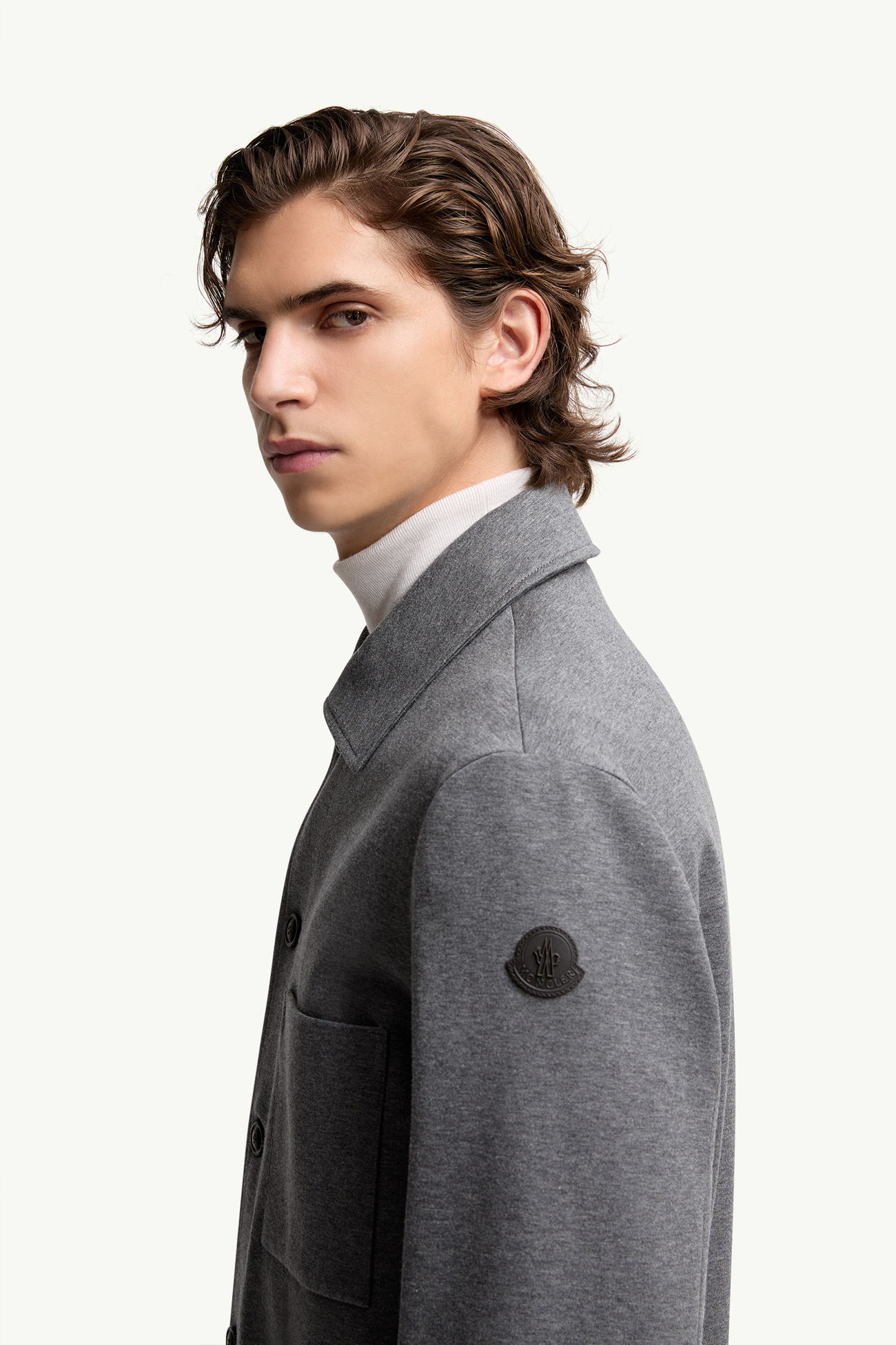 Cabalian恤衫式外套 男士 灰色 Moncler 1