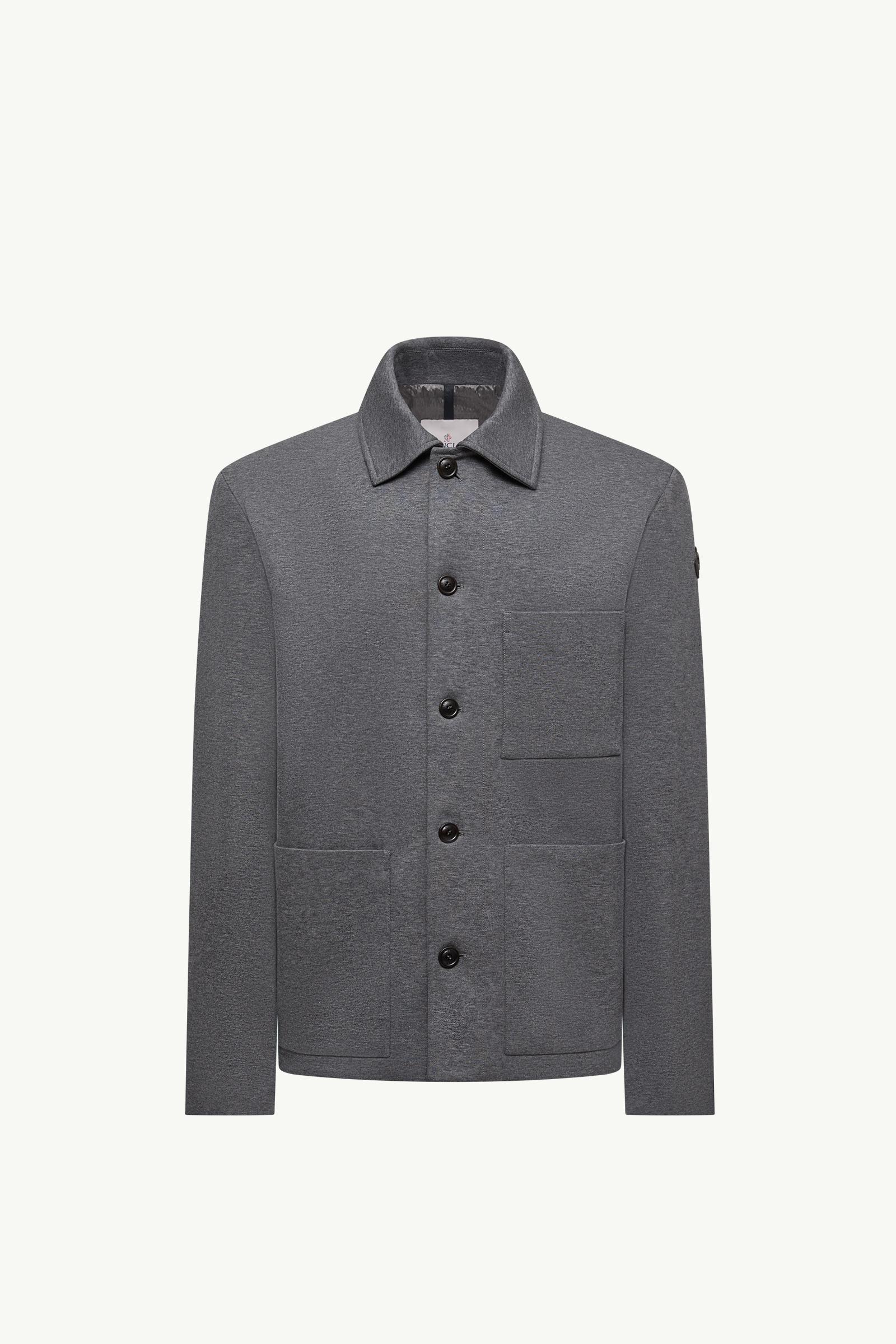 Grey Cabalian Shirt Jacket - Shirt Jackets for Men | Moncler US