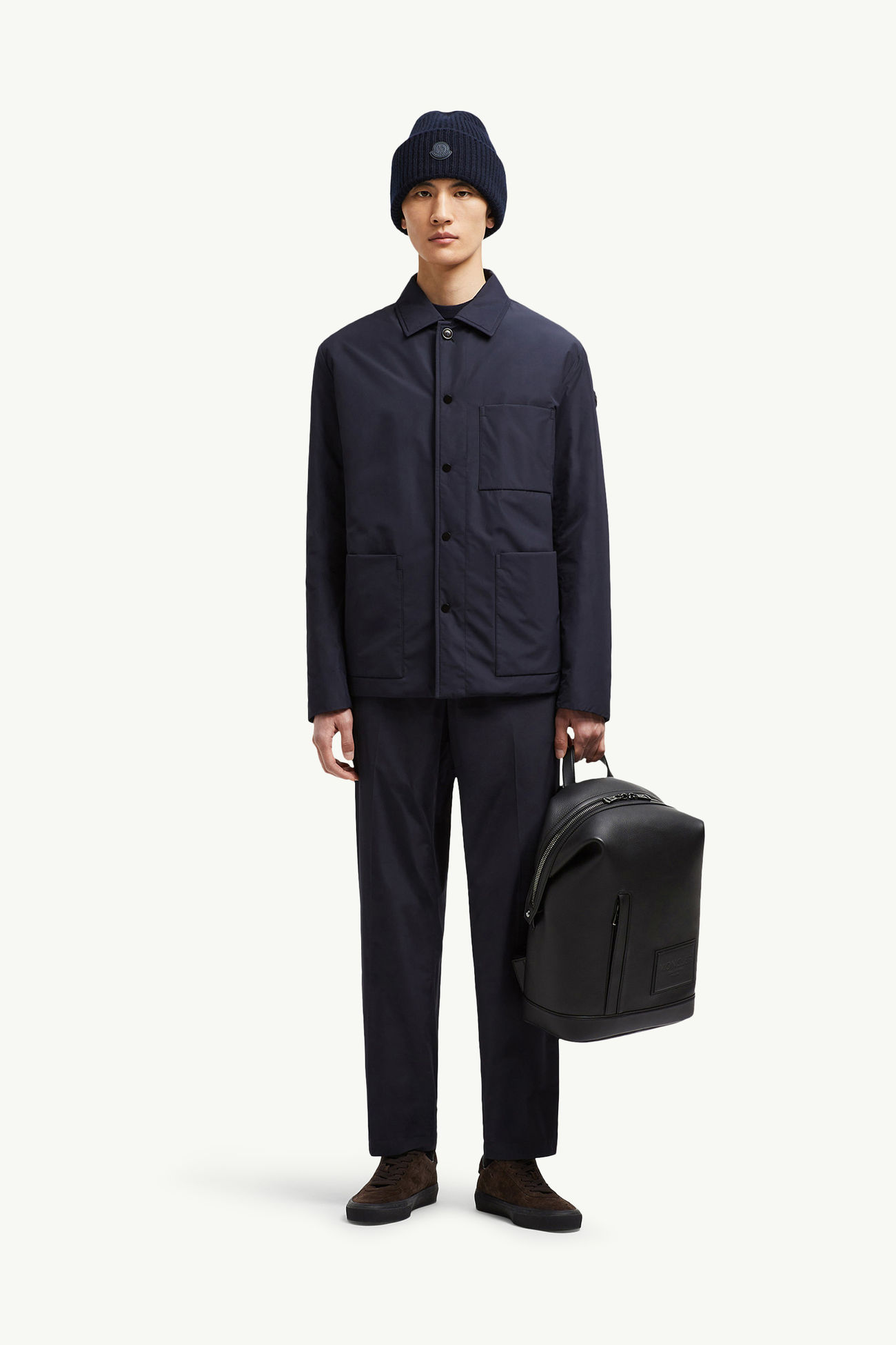 Giacca camicia imbottita Cougourde Blu Reale Moncler 0