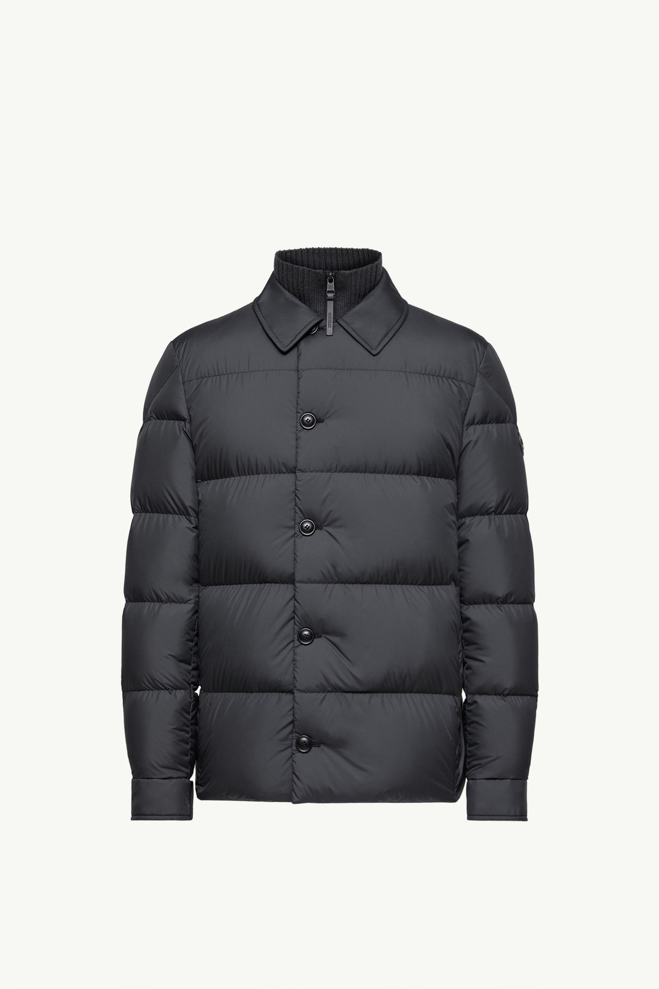 Giacca camicia imbottita Pres Uomo Nero Moncler 2
