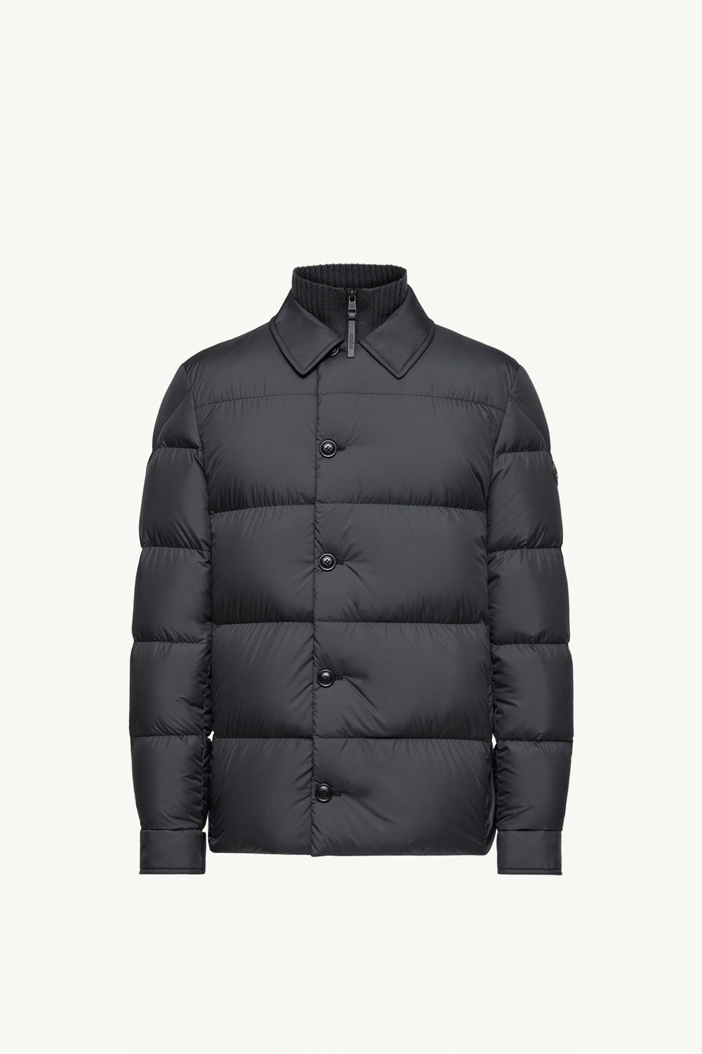 Pres Down Shirt Jacket Men Black Moncler 2