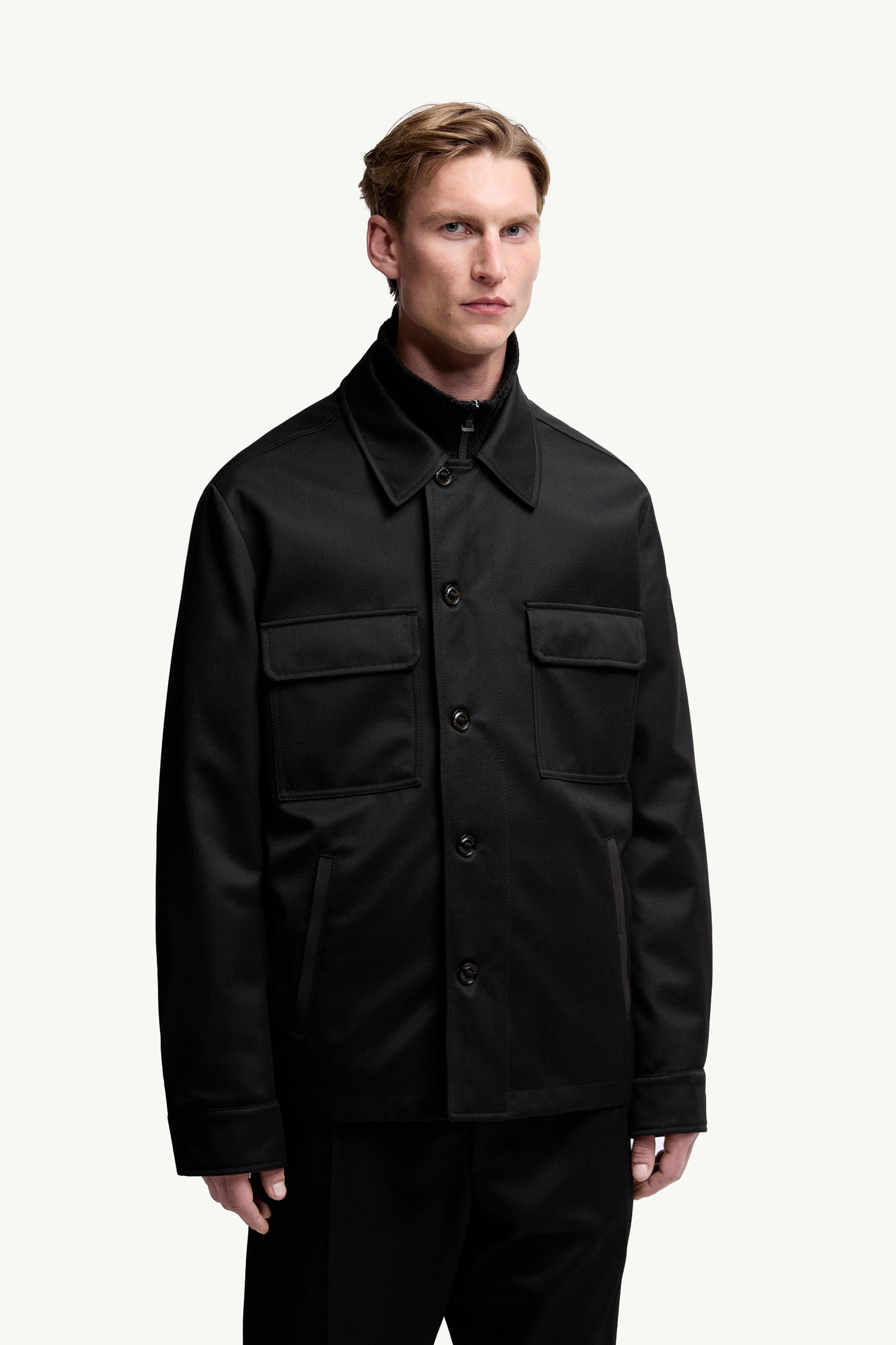 Doudoune-chemise en laine Malte Hommes Noir Moncler 3