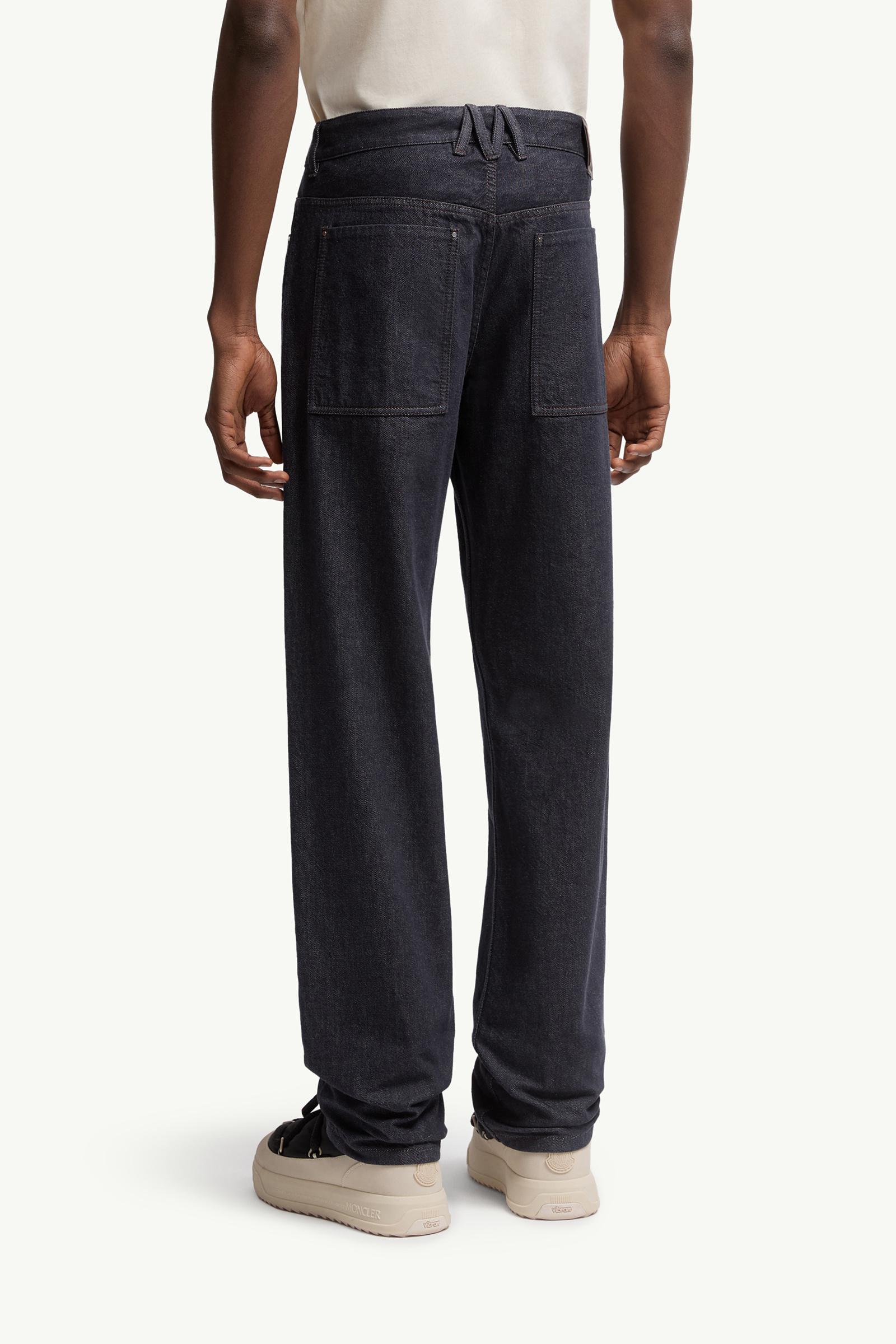 Denim Blue Straight Leg Jeans - Pants & Shorts for Men