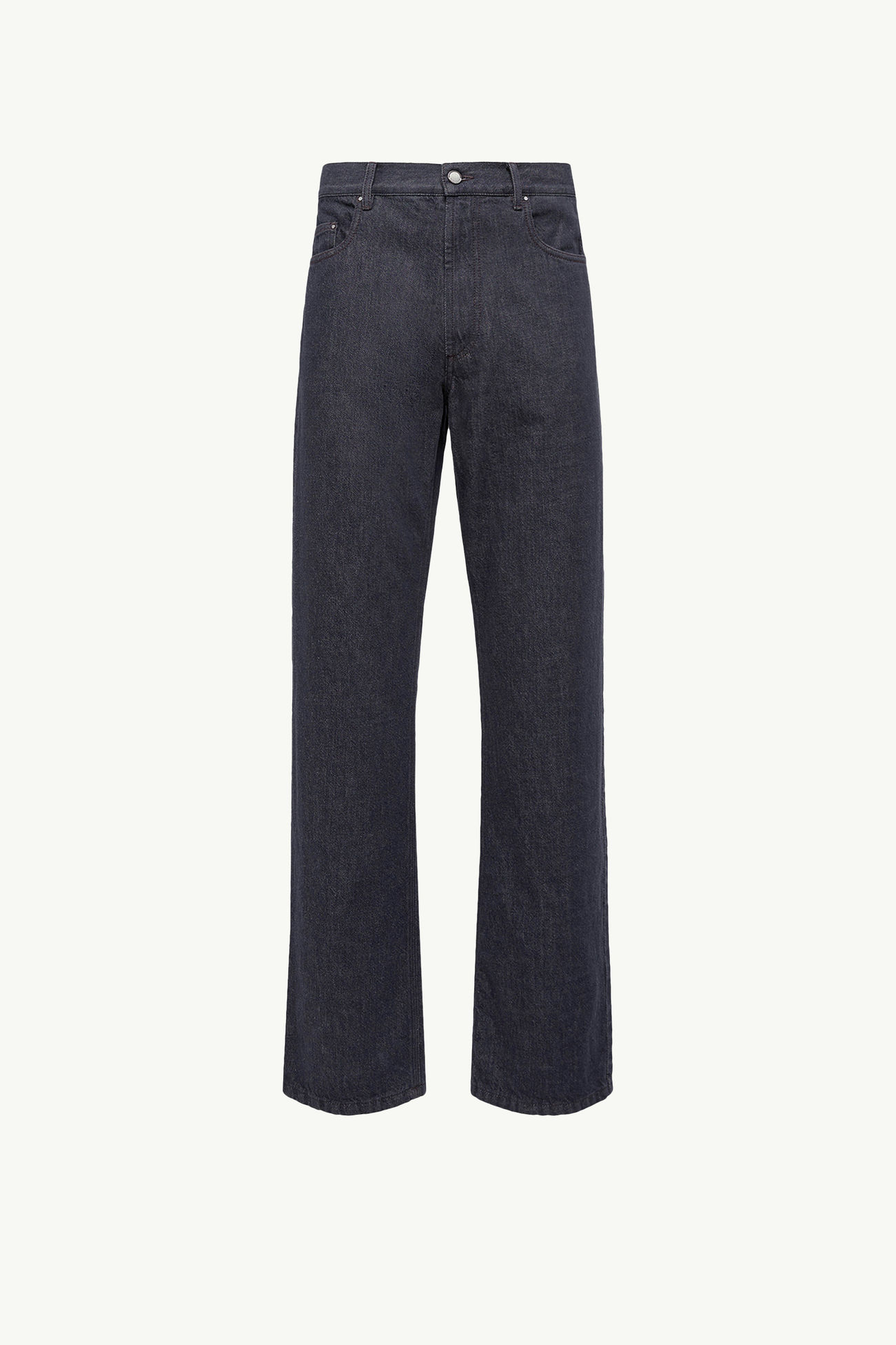 Jeans a gamba dritta Uomo Blu Denim Moncler 2