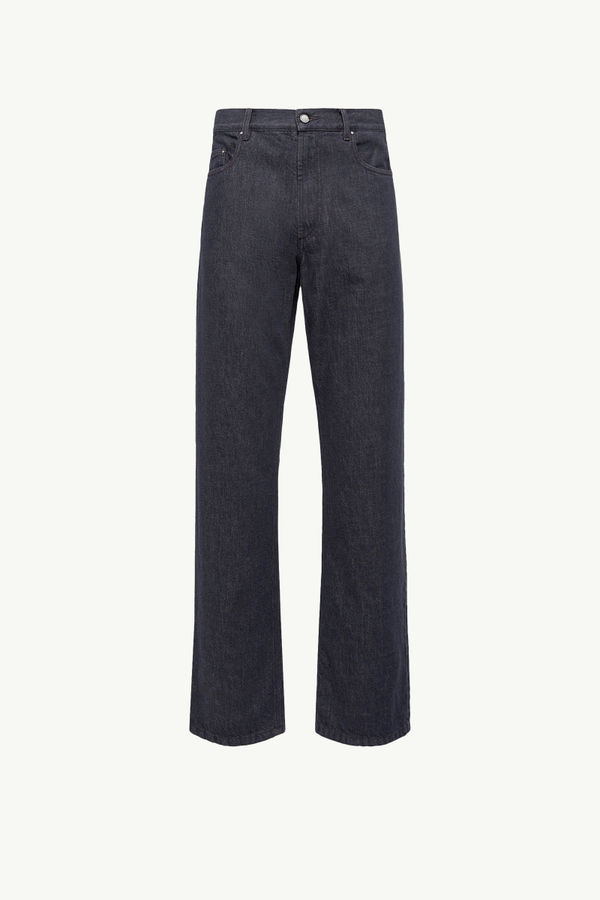 Straight Leg Jeans Men Denim Blue Moncler 2