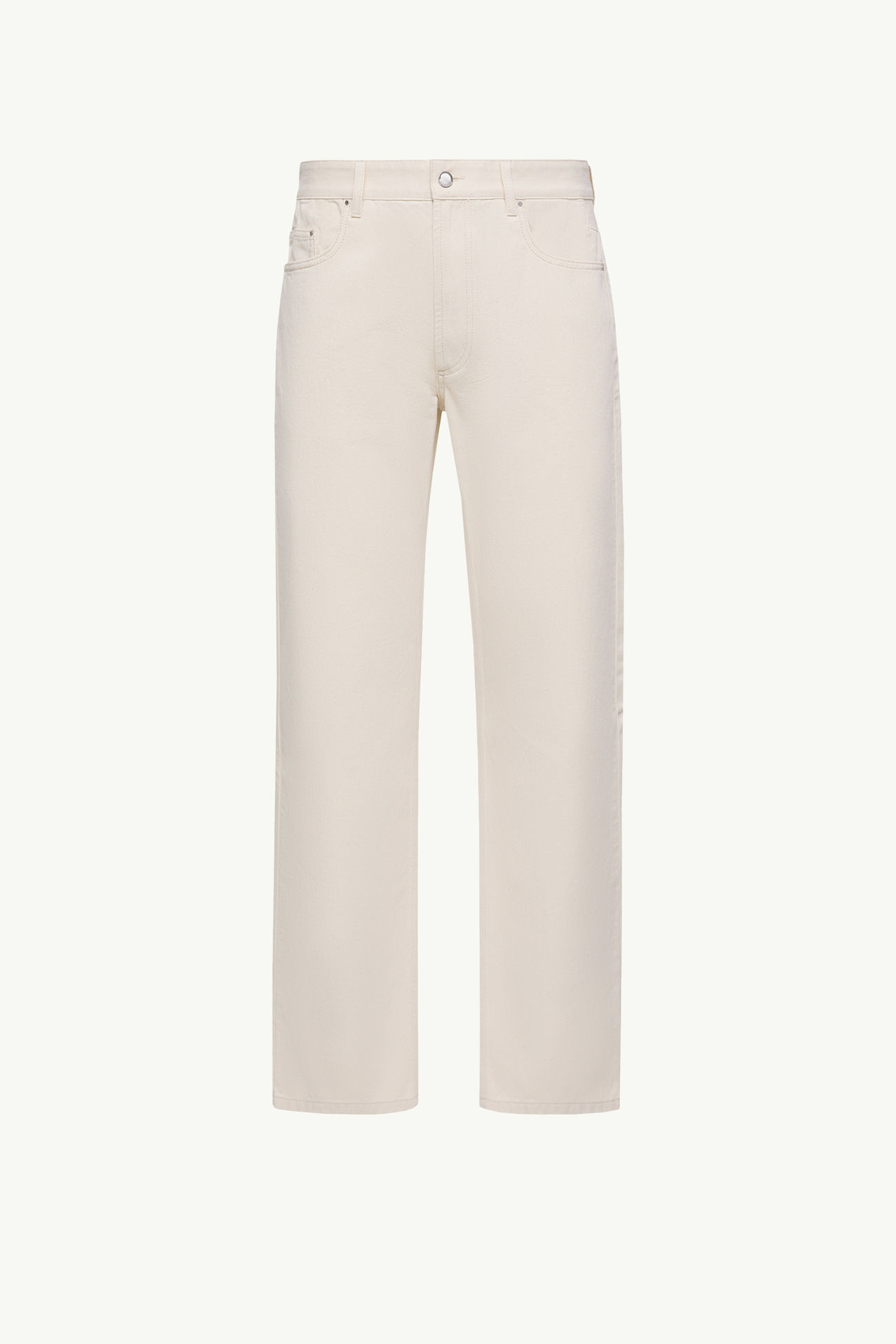 Jean droit Hommes Blanc Ivoire Moncler 2