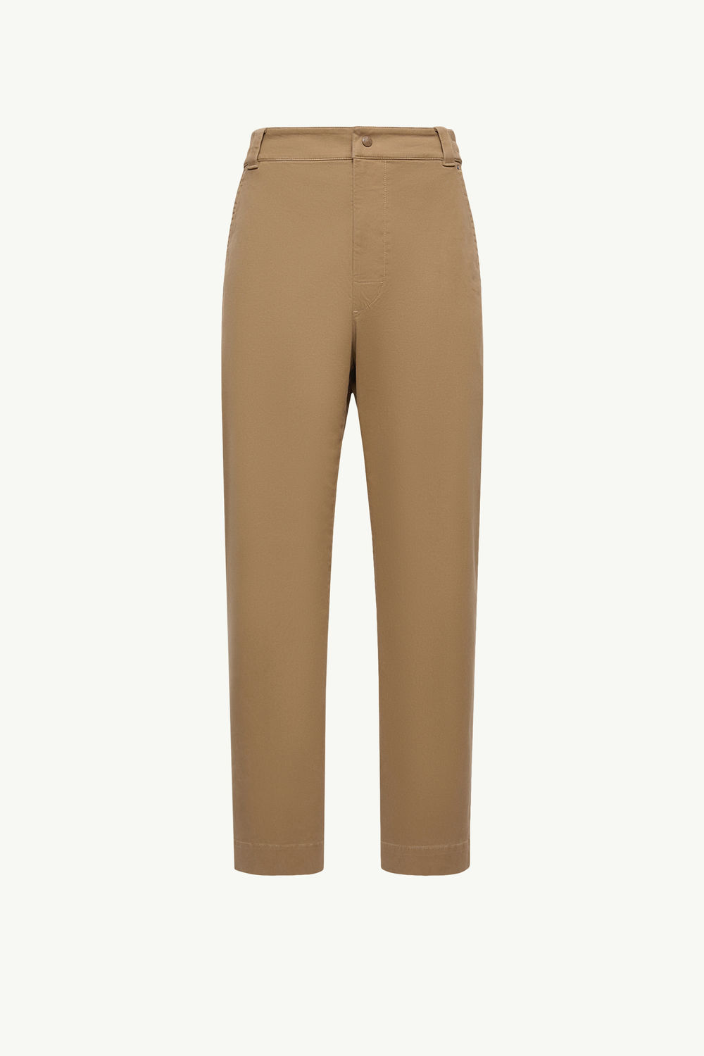 Cotton Gabardine Trousers Men Beige Moncler 2