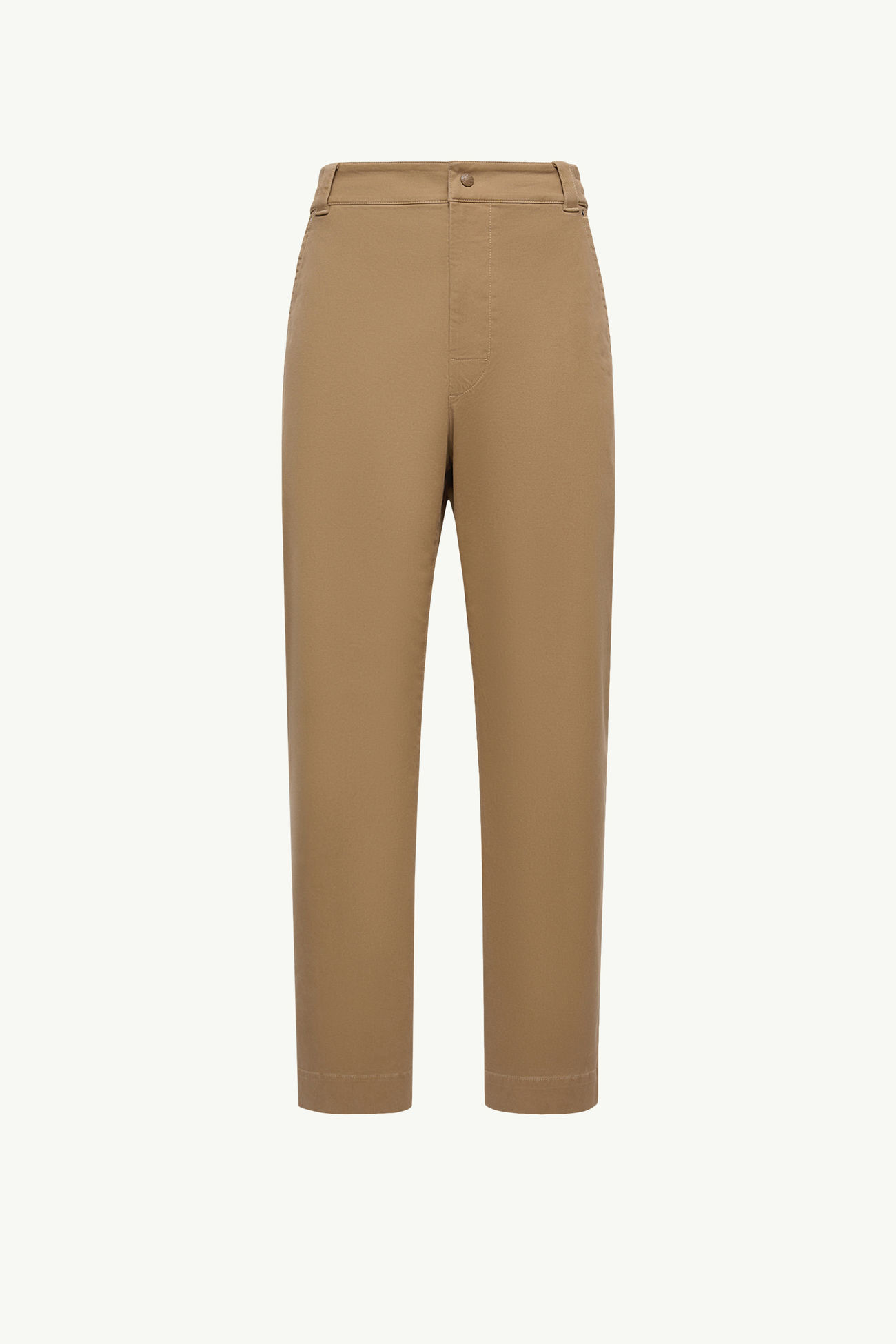 Cotton Gabardine Trousers Men Beige Moncler 2