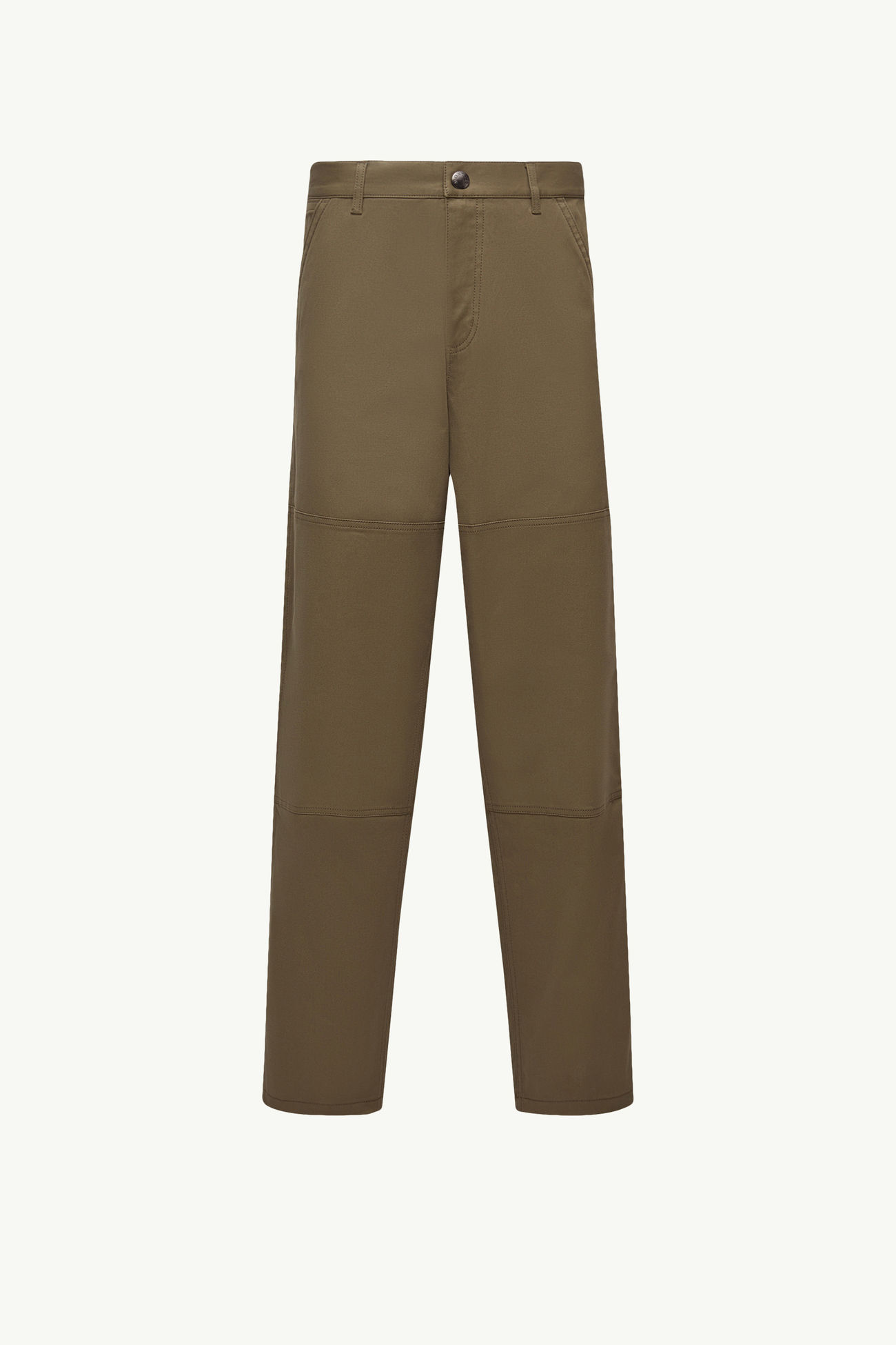 Hose aus Baumwoll-Gabardine Herren Olivgrün Moncler 2