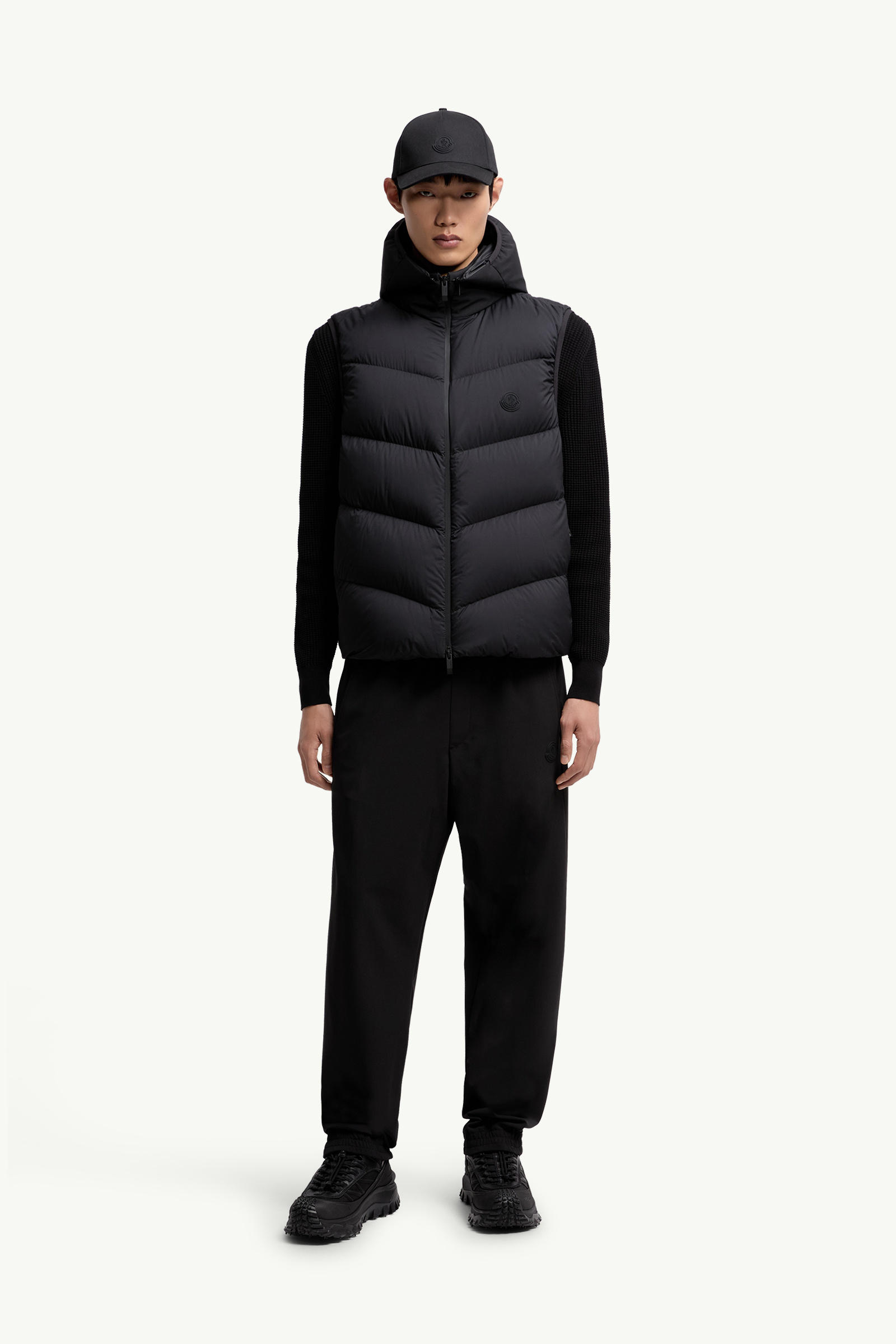 Jogginghose mit Logo Herren Schwarz Moncler 0