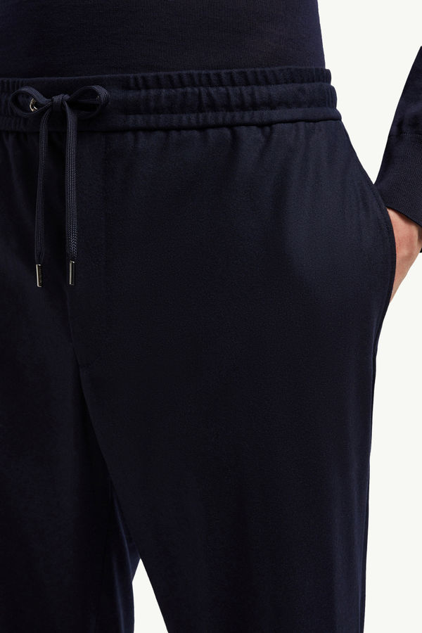 Pantalones deportivos de mezcla de cachemira Hombre Azul marino Moncler 1