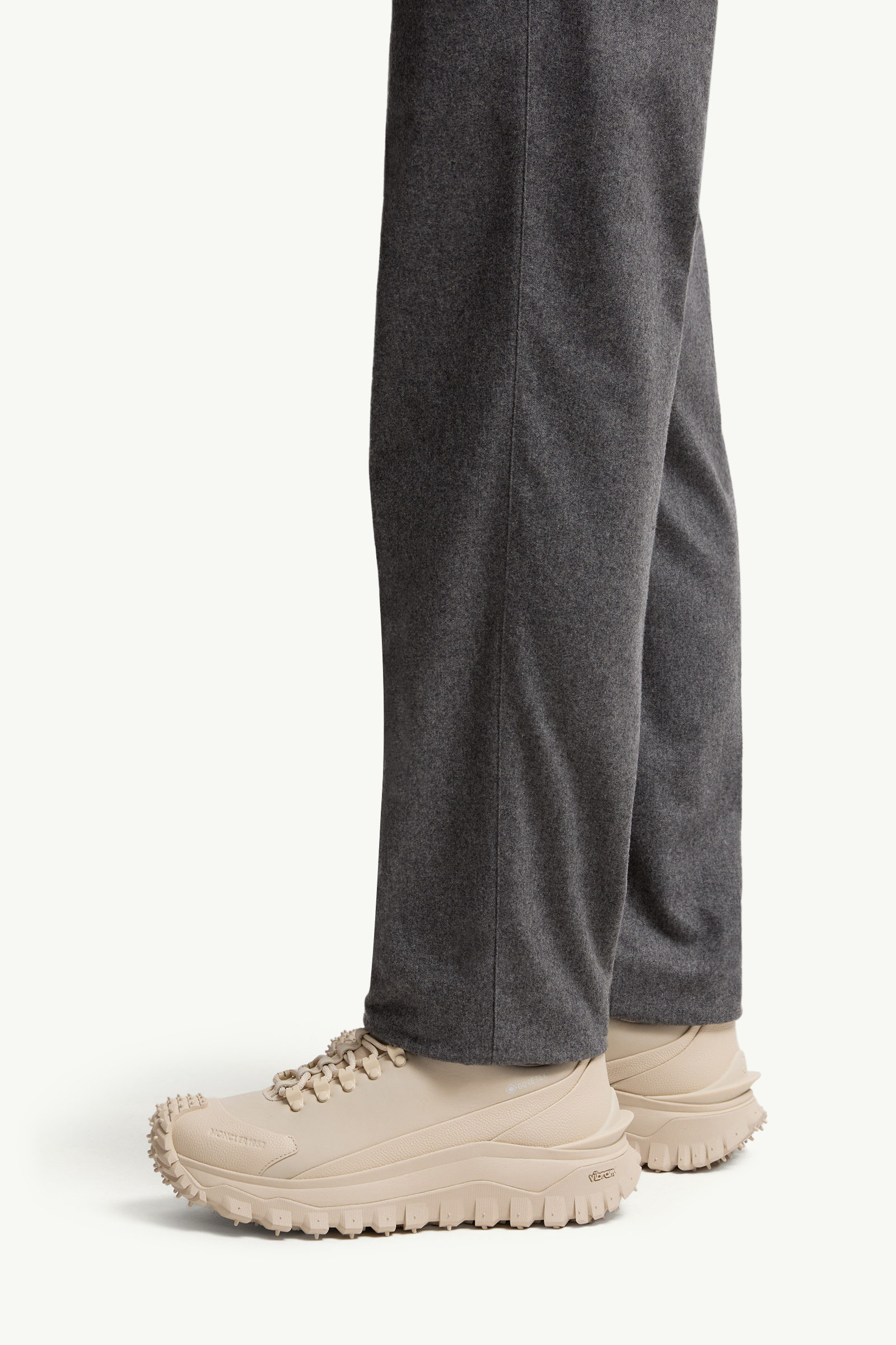Cashmere Blend Jogging Pants Men Dark Grey Moncler 1