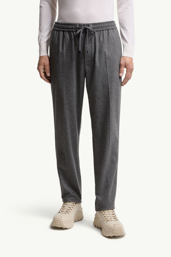 Pantalones deportivos de mezcla de cachemira Hombre Gris oscuro Moncler 3