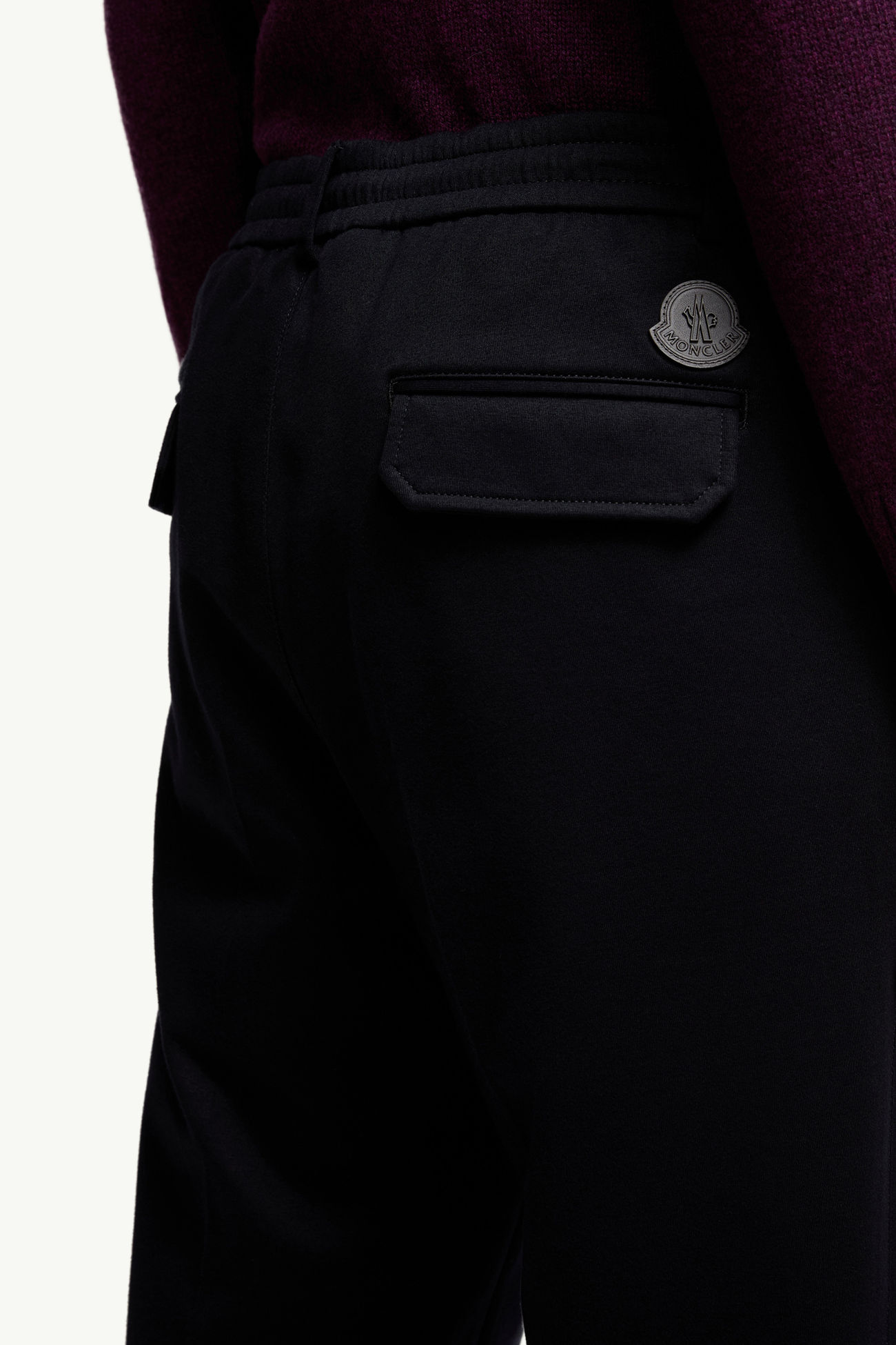 男士棉质混纺精裁长裤 男士 蓝色 Moncler 5