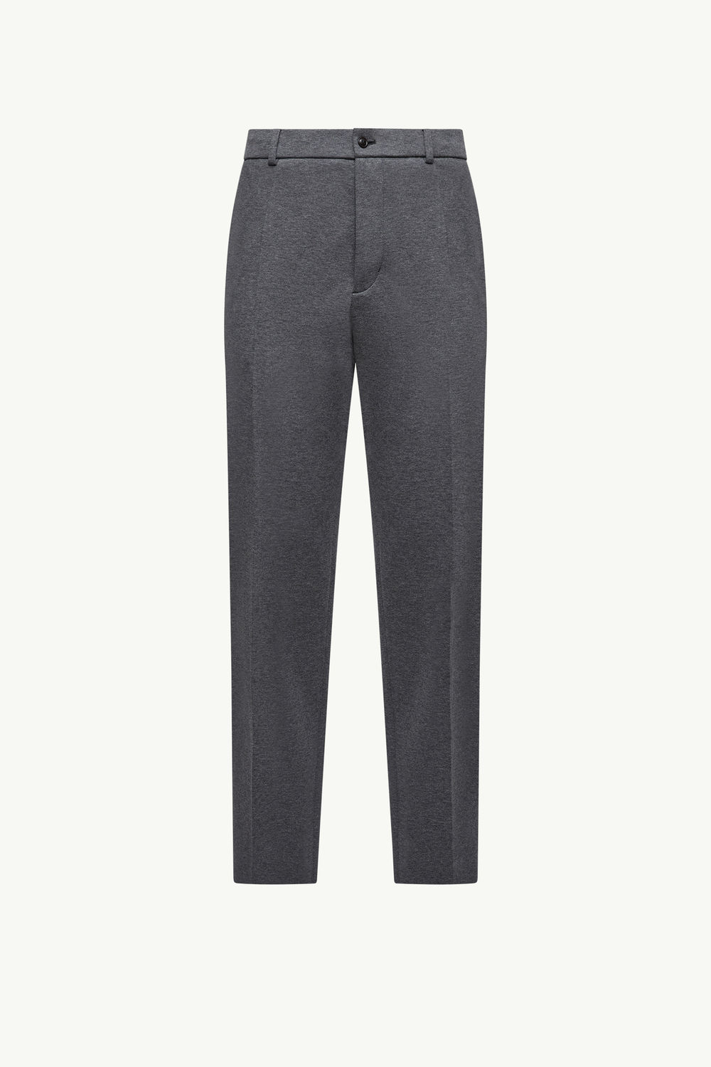 Cotton Blend Tailored Trousers Men Gray Moncler 2