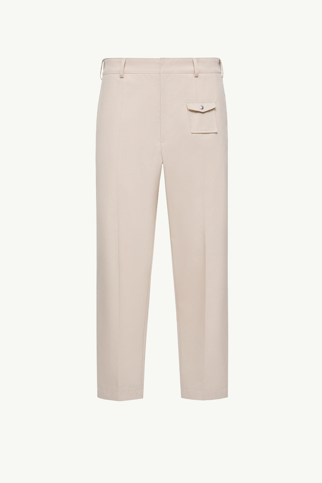 Pantalones de sastrería de gabardina Hombre Beige Claro Moncler 2