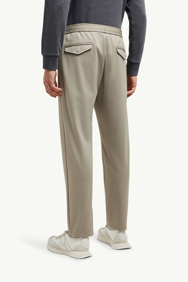 Logo Jogging Trousers Men Taupe Moncler 4
