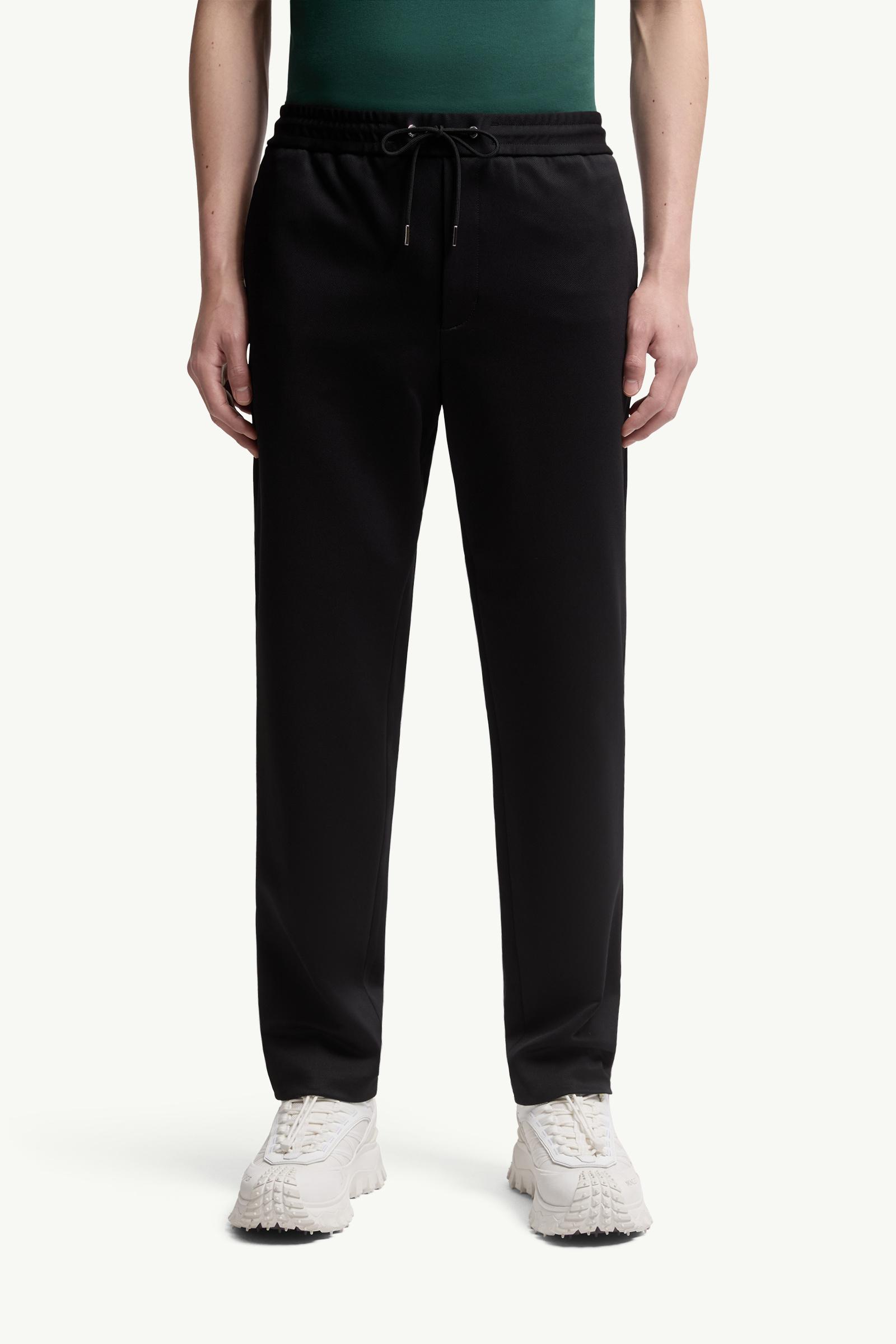 Black Logo Jogging Pants - Pants & Shorts for Men | Moncler US
