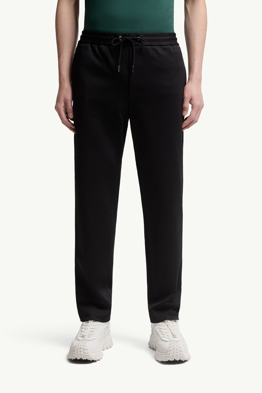 Logo Jogging Pants Men Black Moncler 3