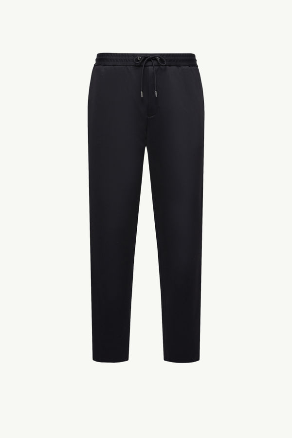 Logo Jogging Trousers Men Black Moncler 2
