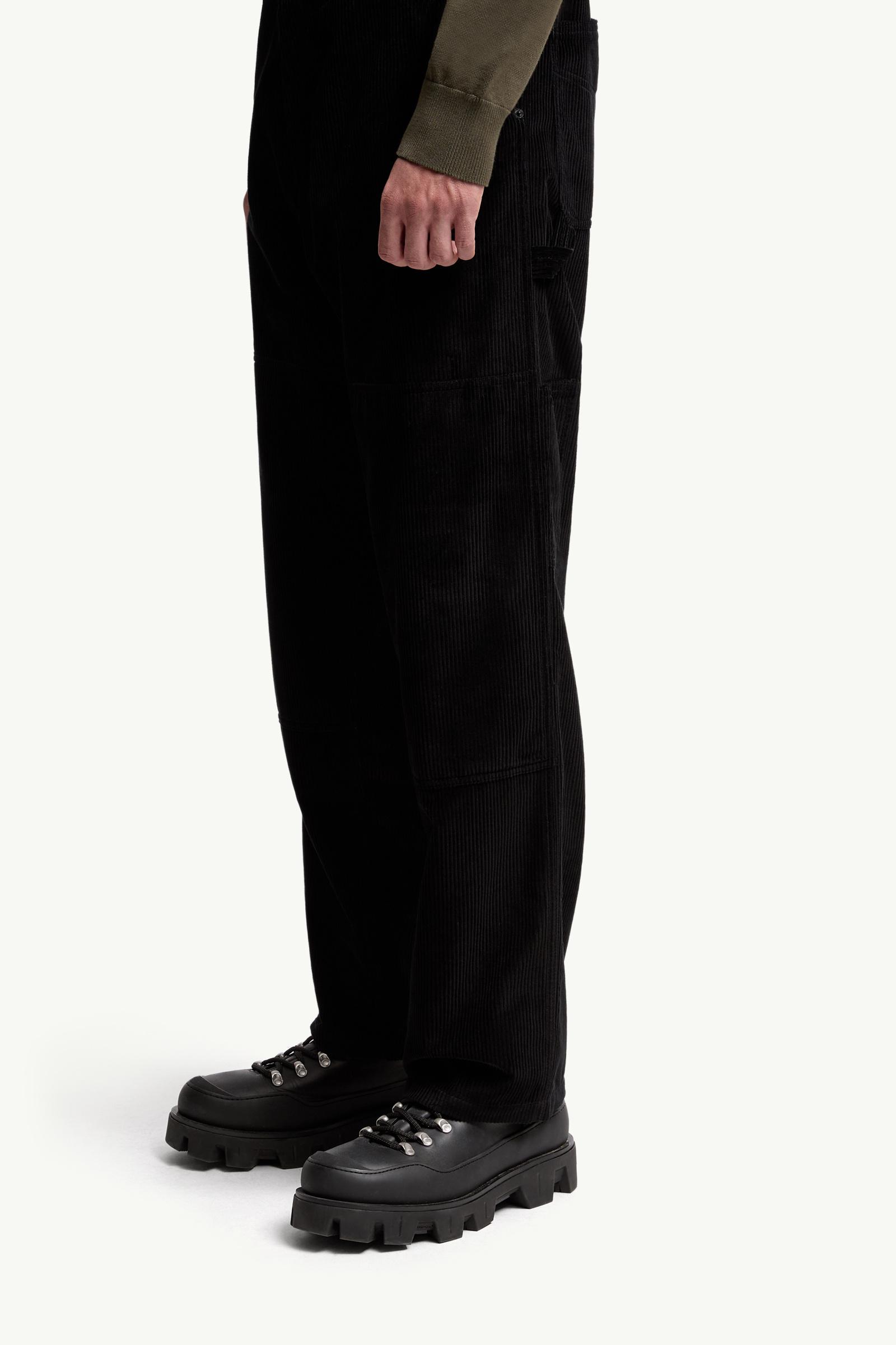 Corduroy Jogging Trousers Men Black Moncler 1