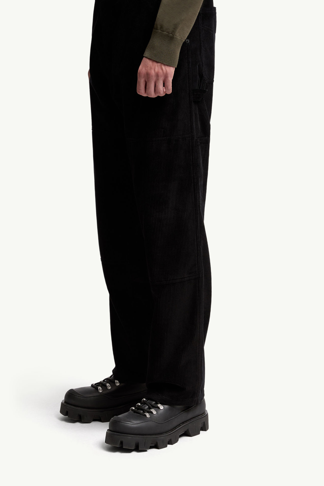 Joggers in velluto a costine Uomo Nero Moncler 1