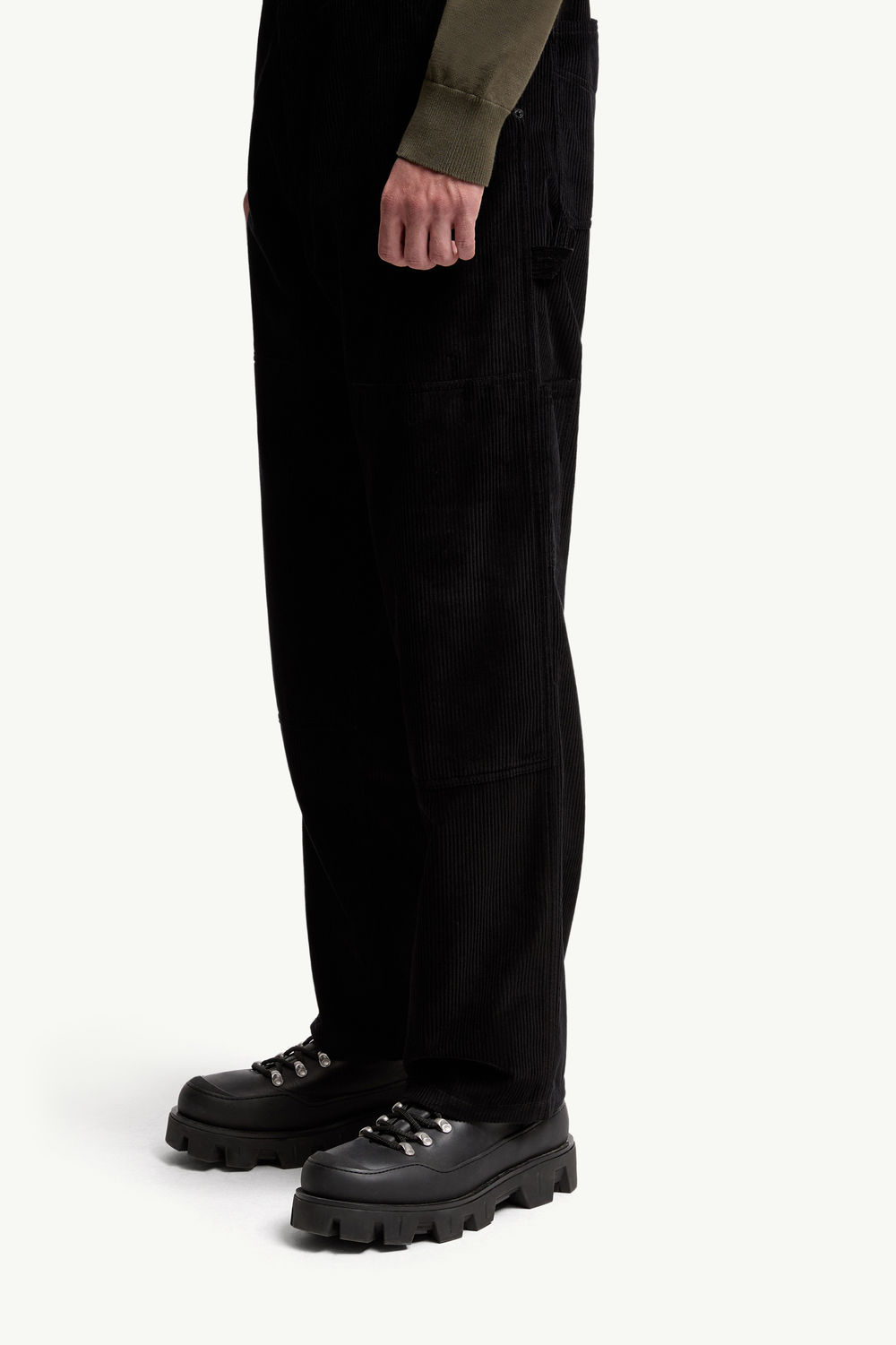 Pantalones deportivos de pana Hombre Negro Moncler 1
