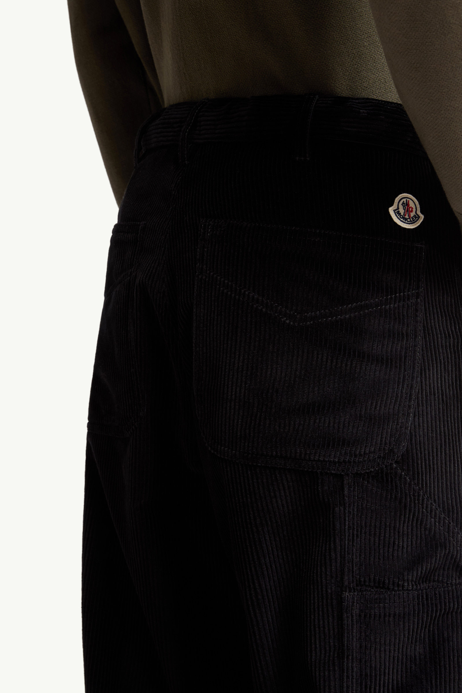 Corduroy Jogging Trousers Men Black Moncler 5