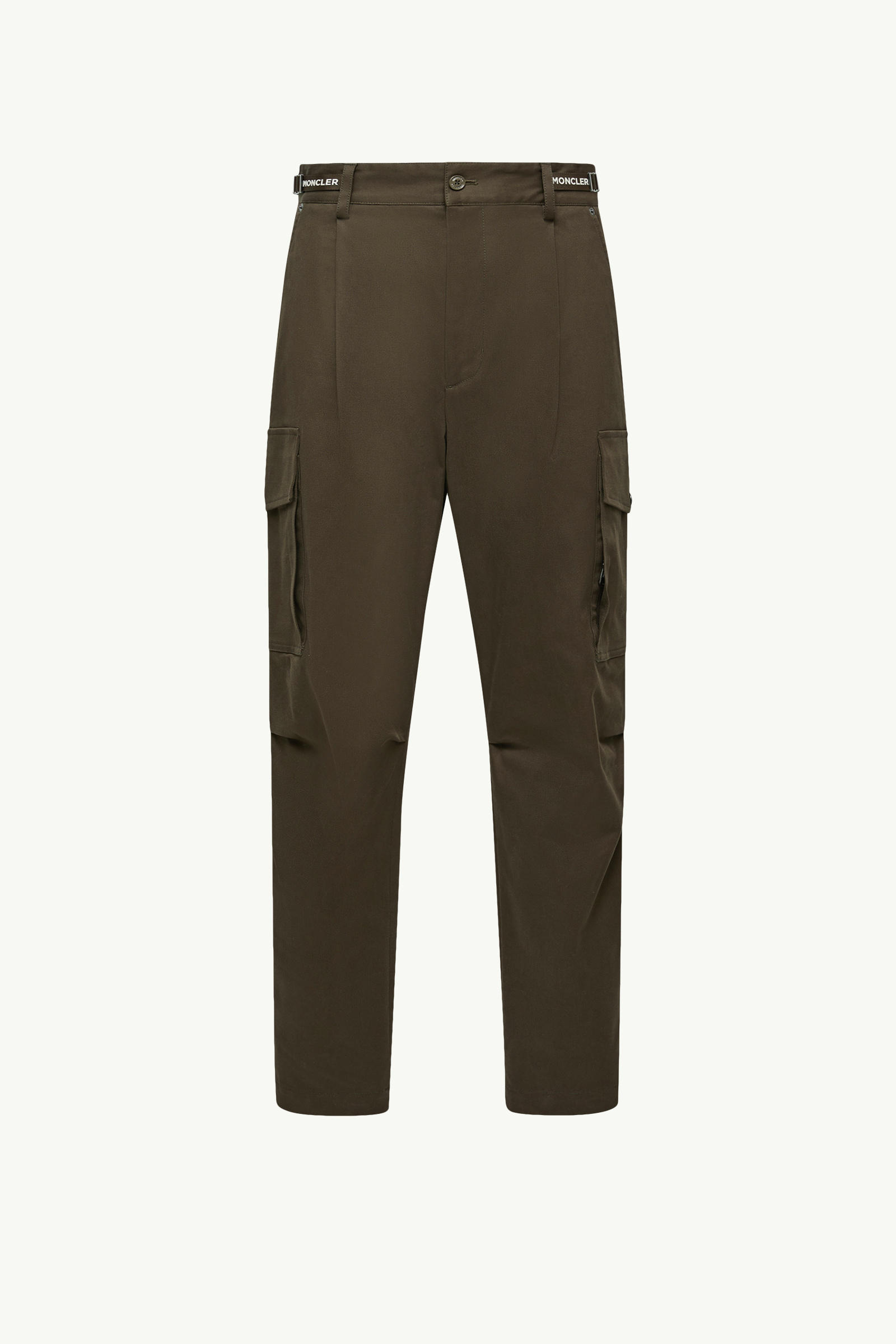 Pantaloni cargo in gabardine Uomo Verde Oliva Moncler 2