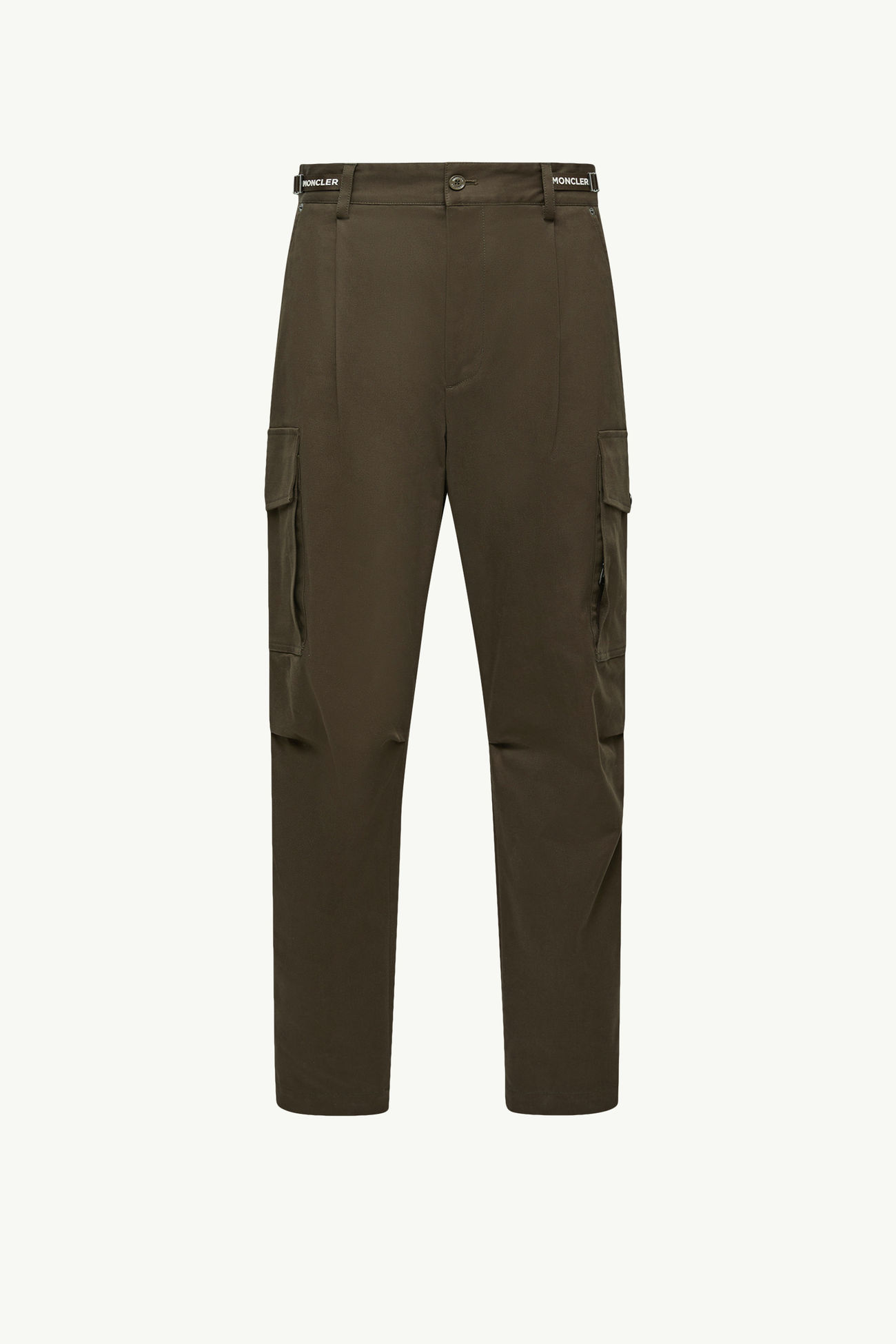 男士棉质华达呢工装长裤 男士 橄榄绿 Moncler 2