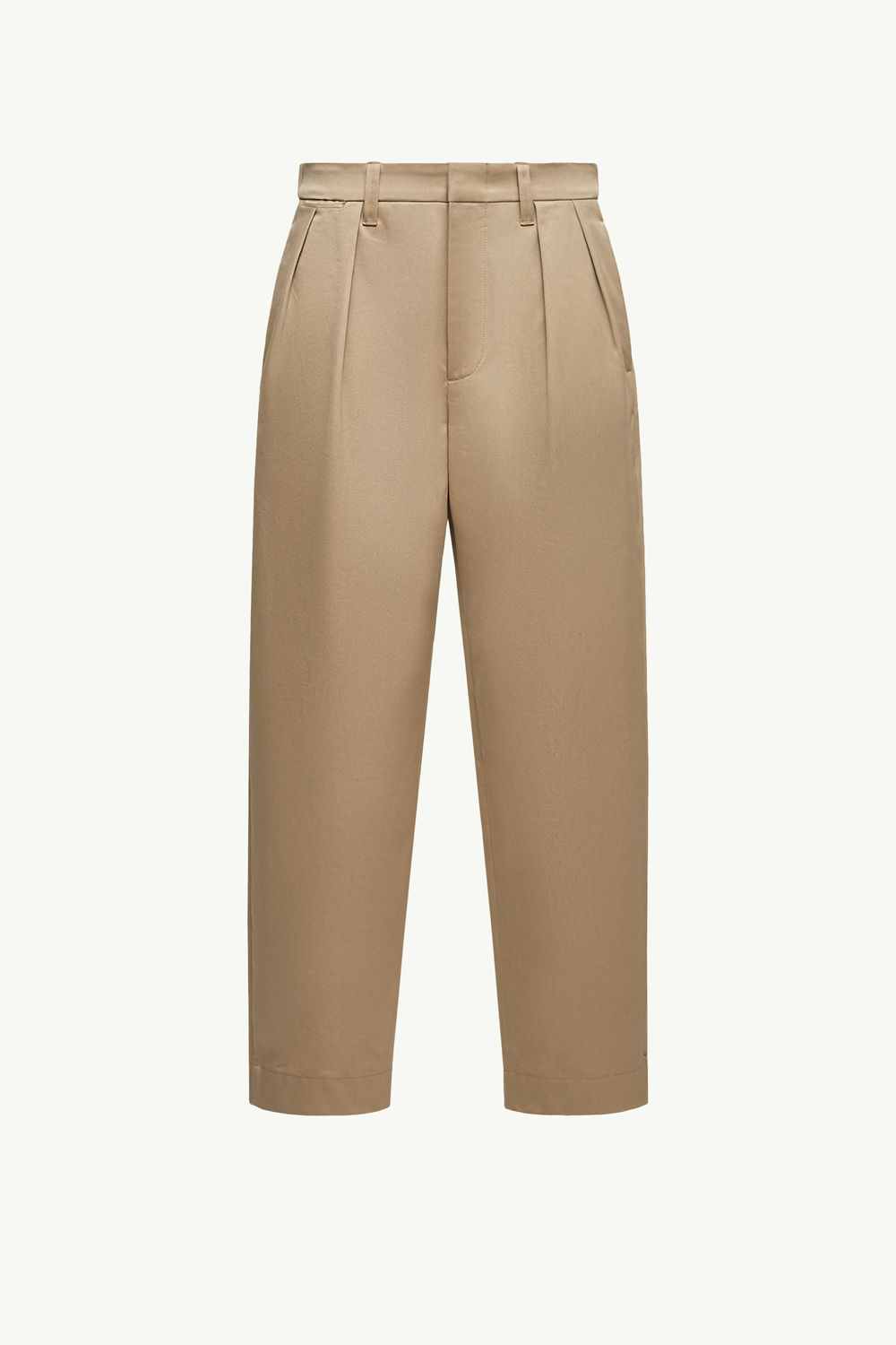 Cotton Gabardine Trousers Men Beige Moncler 2