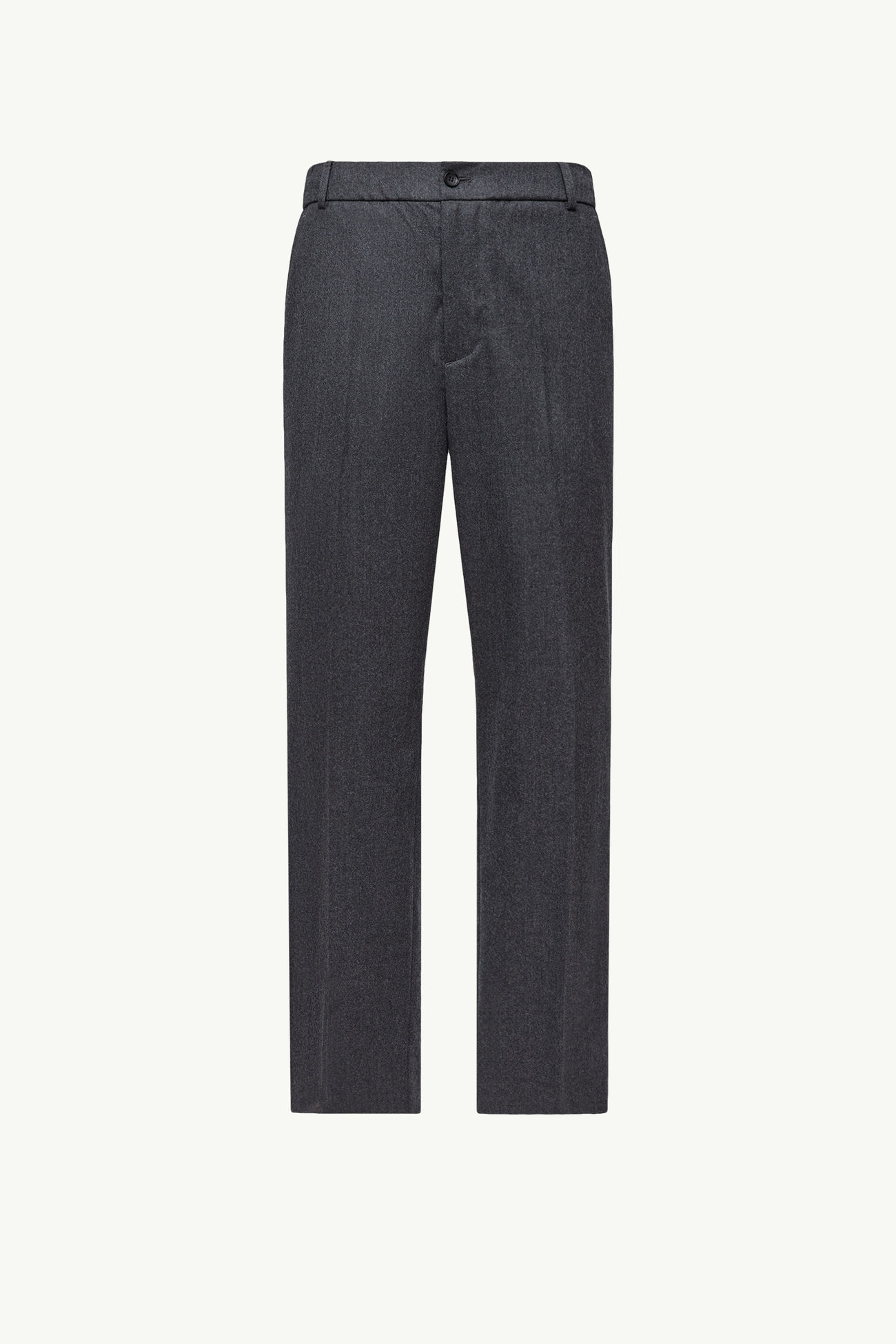 Pantalones de sastrería de franela de lana Hombre Gris Moncler 2
