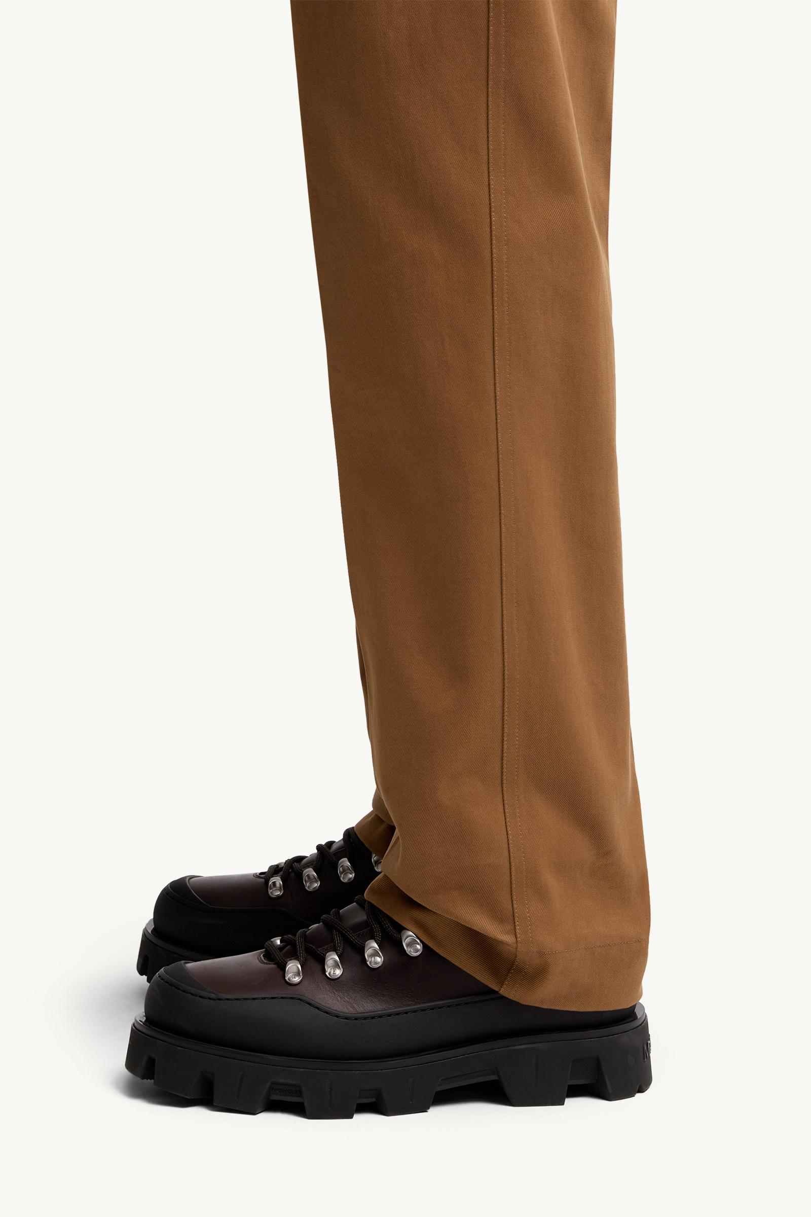 Cotton Tailored Pants Men Light Brown Moncler 1
