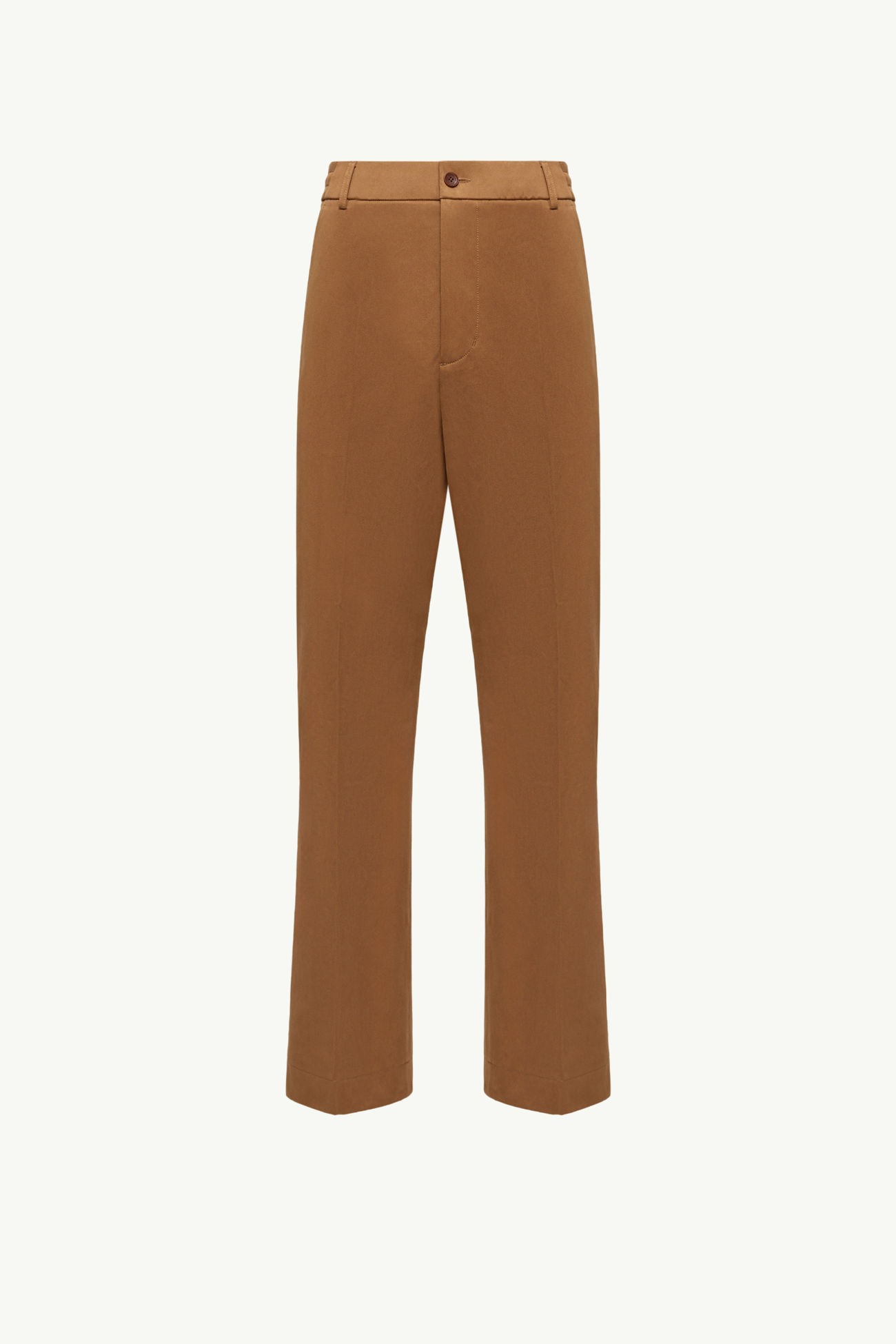 Cotton Tailored Pants Men Light Brown Moncler 2