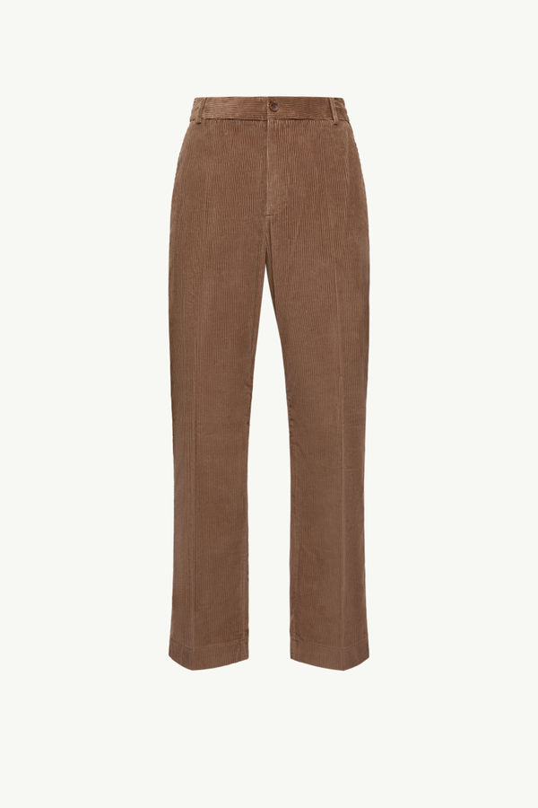 Corduroy Tailored Trousers Men Brown Moncler 2