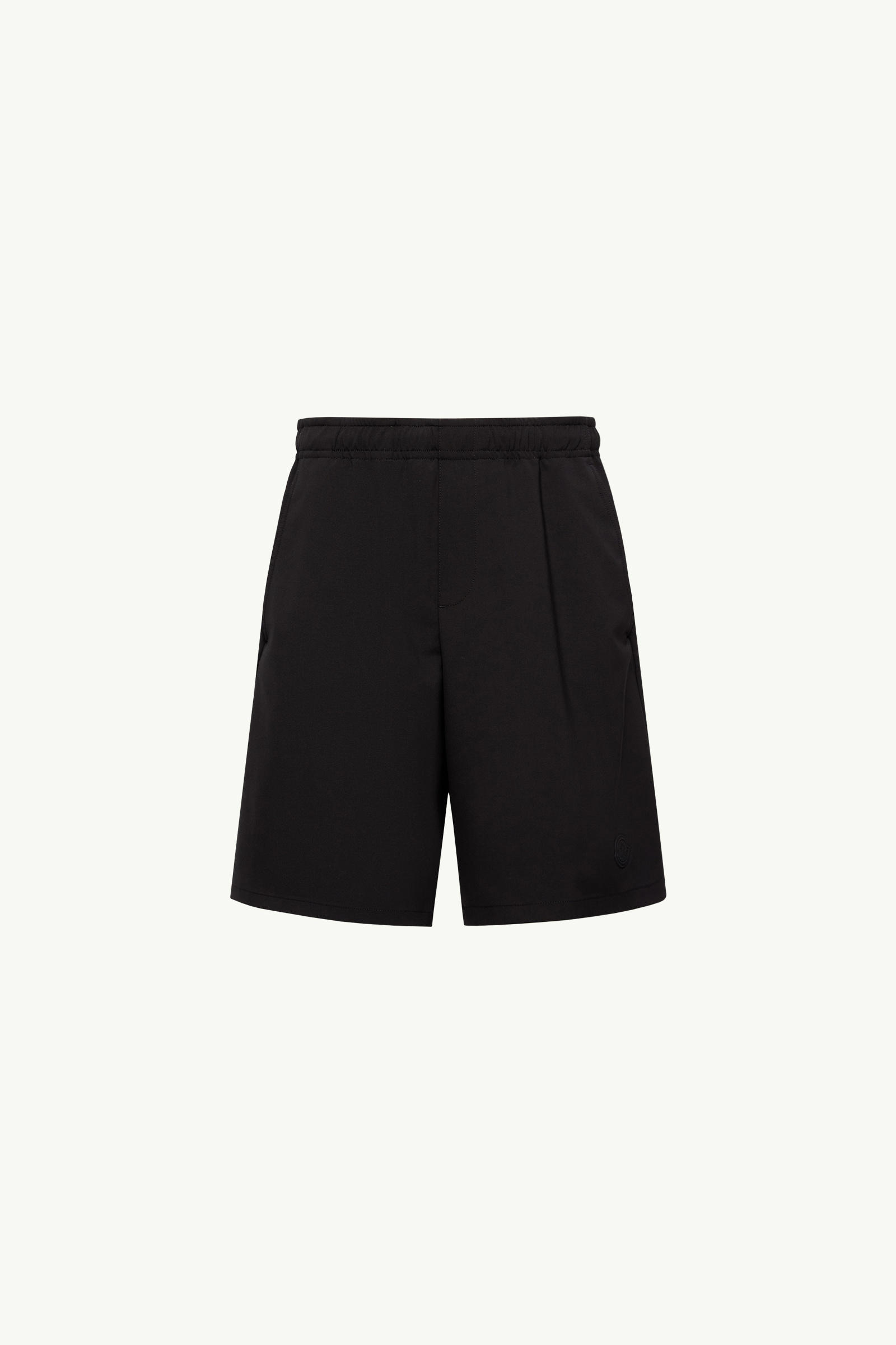 Logo Patch Shorts Herren Schwarz Moncler 2