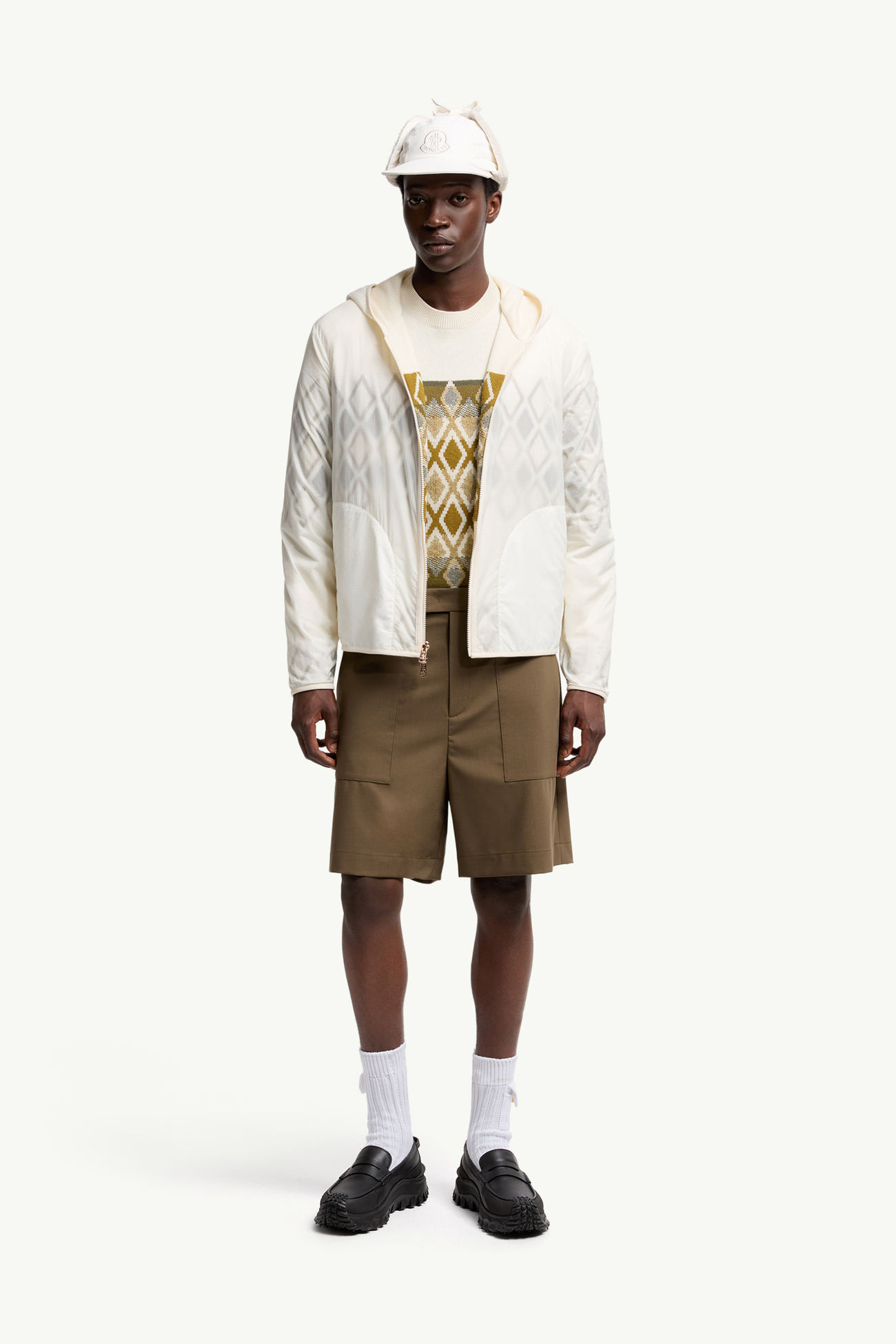 Bermuda Hommes Vert Olive Moncler 0