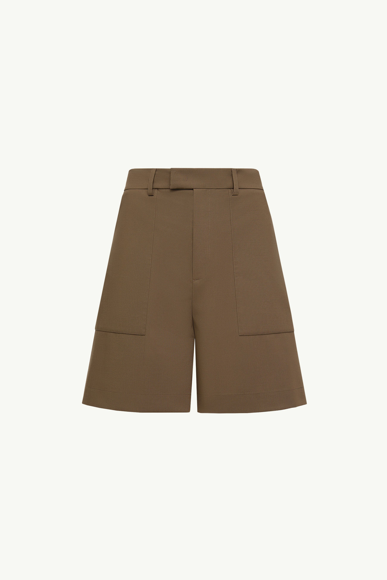 Tailored Bermuda Shorts Men Olive Green Moncler 2