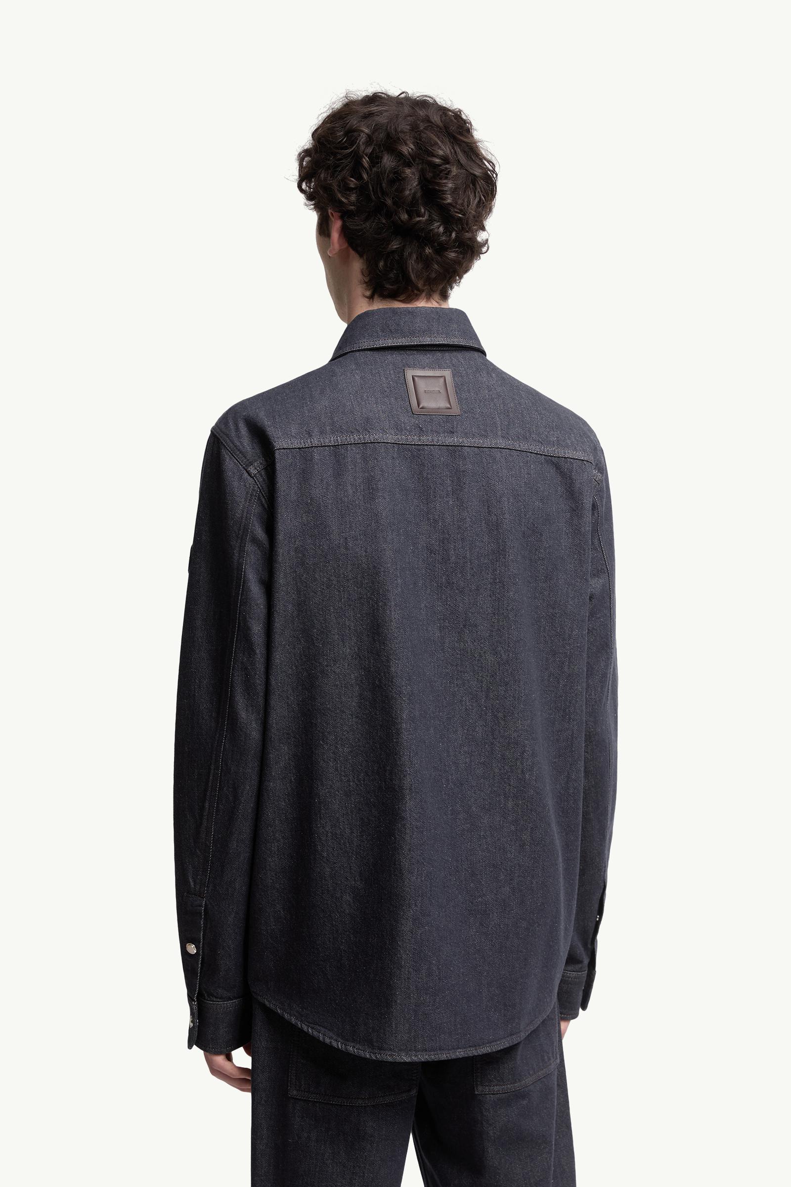 デニムブルー ロングスリーブTシャツ : シャツ 向けの メンズ