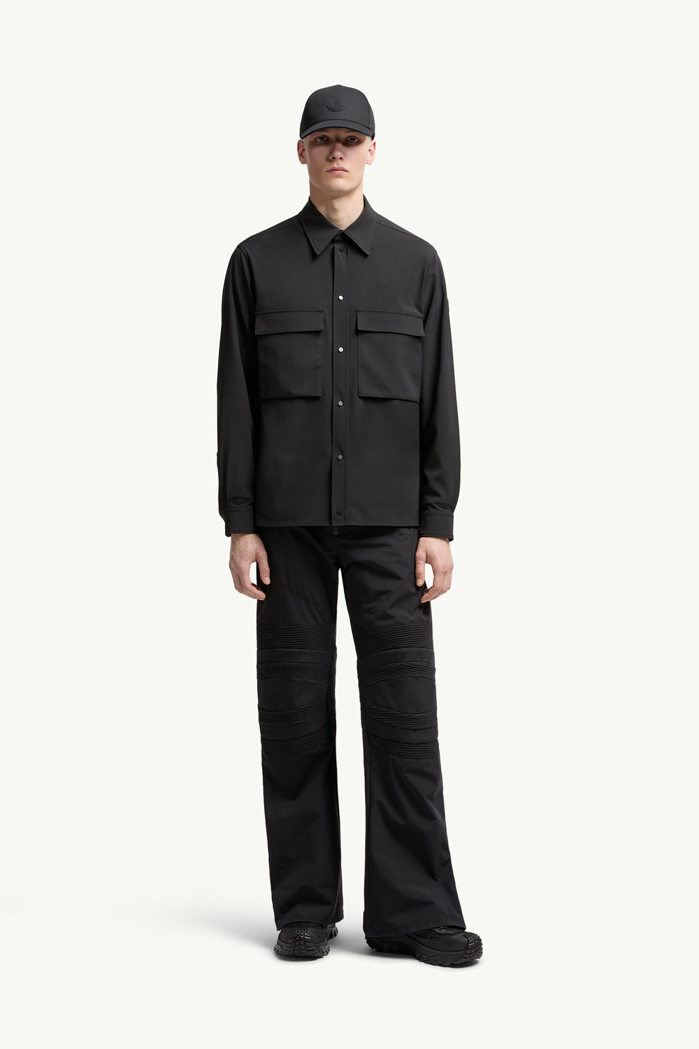 Long Sleeve Shirt Men Black Moncler 0