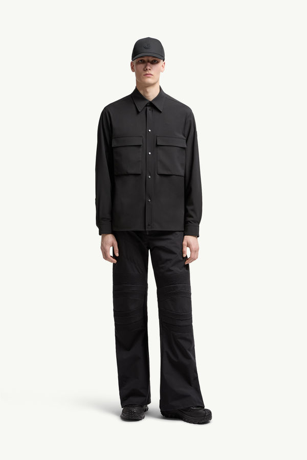 Long Sleeve Shirt Men Black Moncler 0
