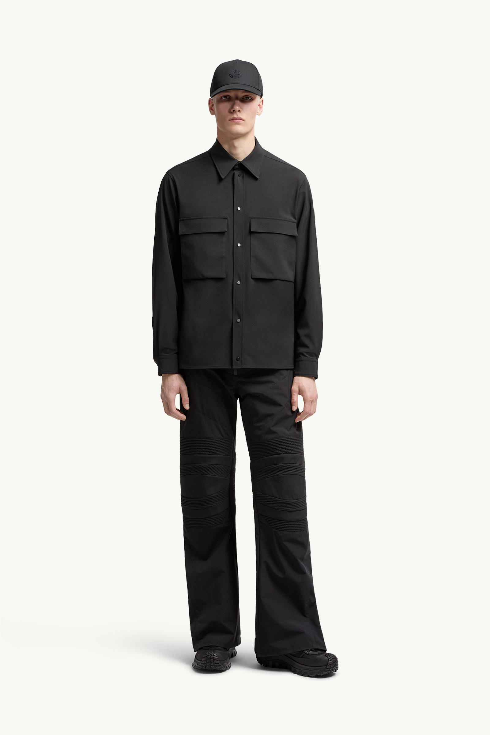 Long Sleeve Shirt Men Black Moncler 0