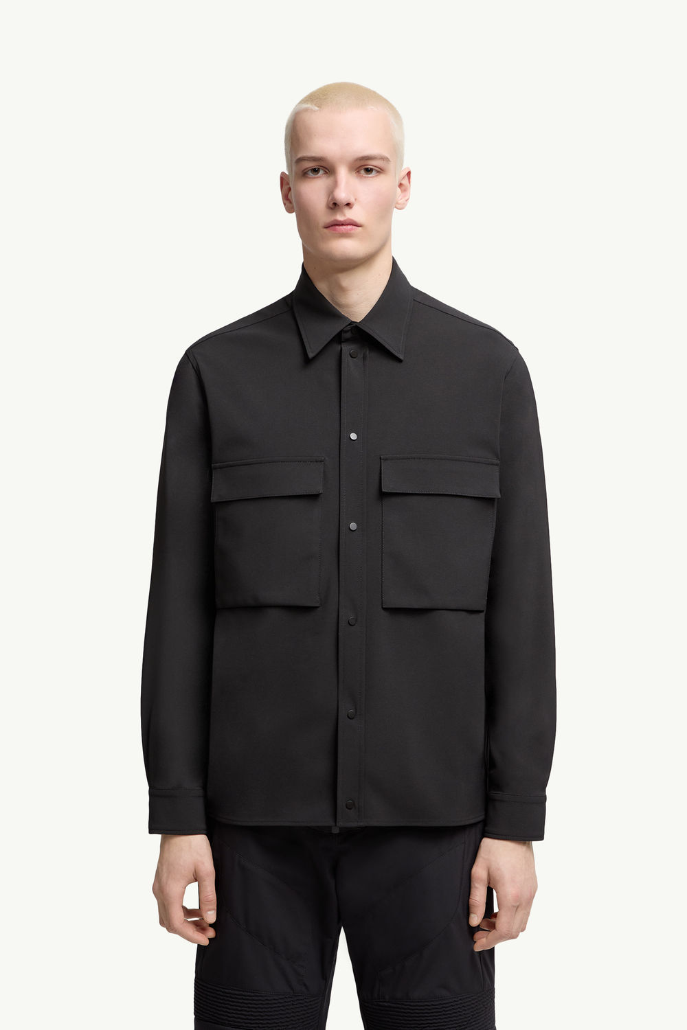 長袖恤衫 男士 黑色 Moncler 3