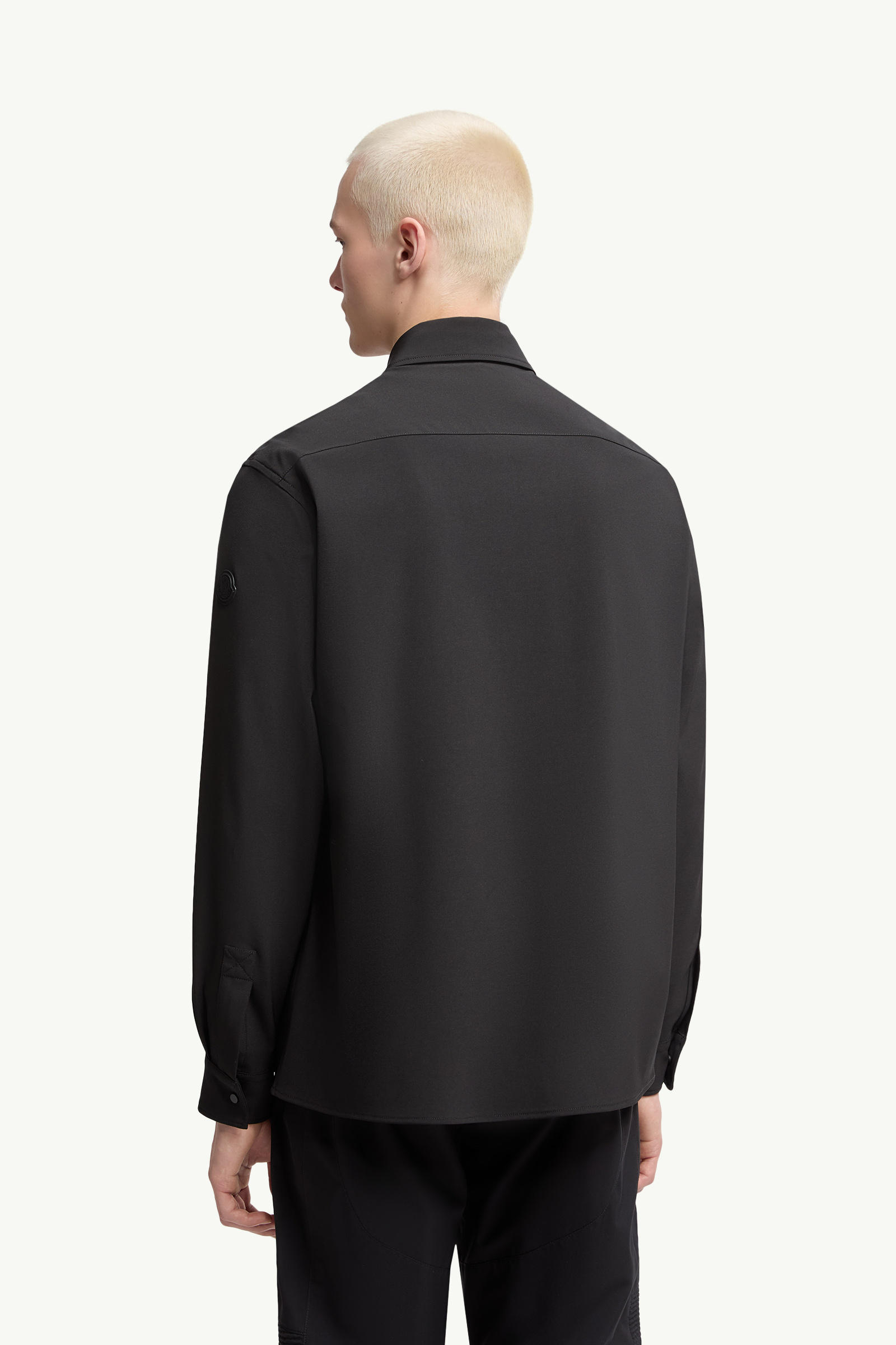 Long Sleeve Shirt Men Black Moncler 4
