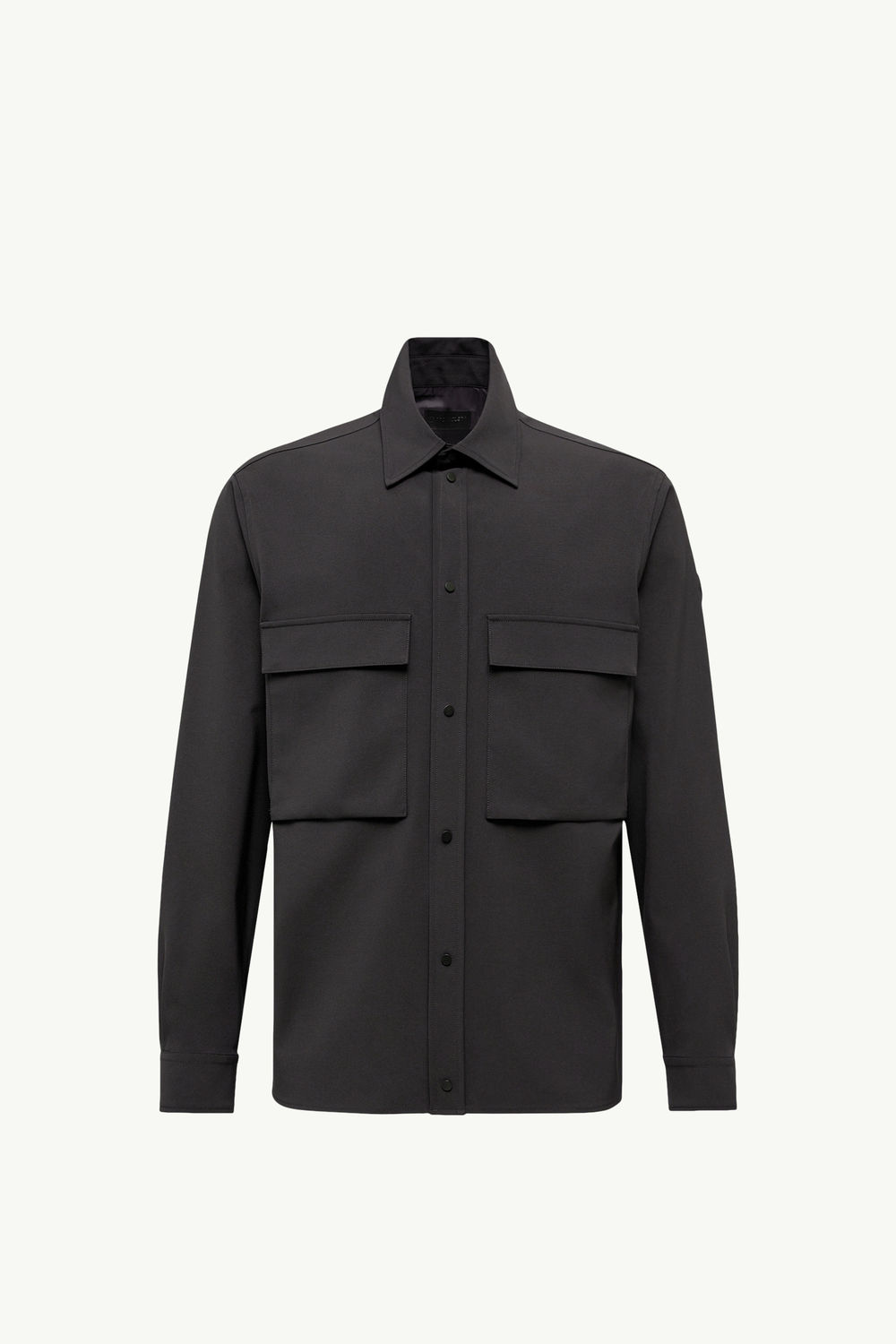 Long Sleeve Shirt Men Black Moncler 2