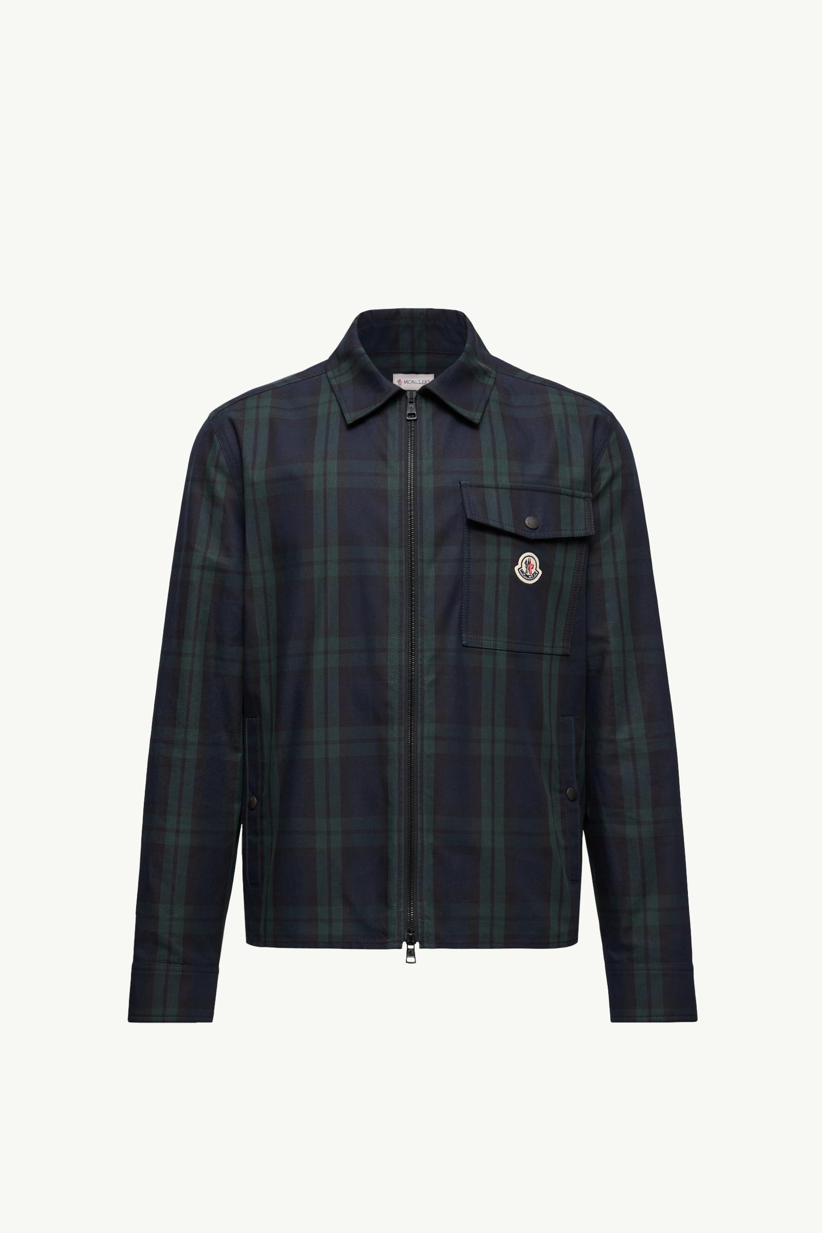 Checked Cotton Gabardine Long Sleeve Shirt_findInBoutique_image
